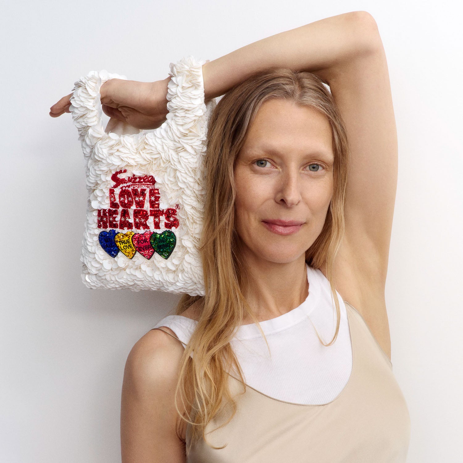 Anya Brands Love Hearts Mini Tote | Anya Hindmarch US