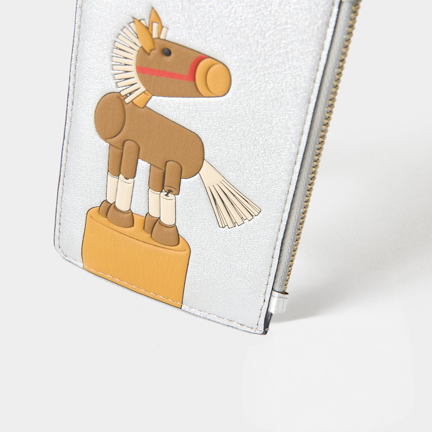 G HORSE CARD 97 AUTUMN 15パック入り Year Of The Horse Zip Card Case | Anya Hindmarch US