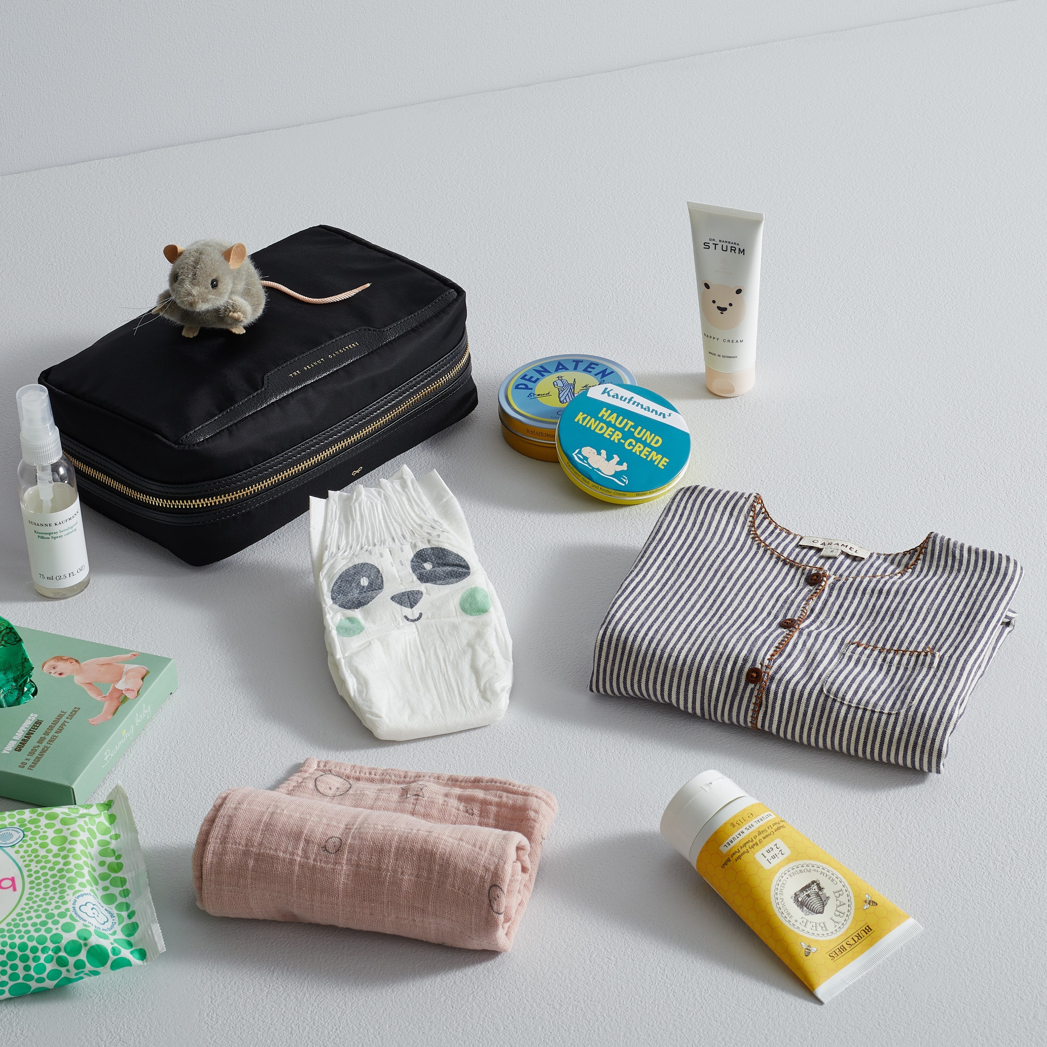 アニヤハインドマーチ☆BABY EMERGENCY KIT☆ポーチ☆ボルドー