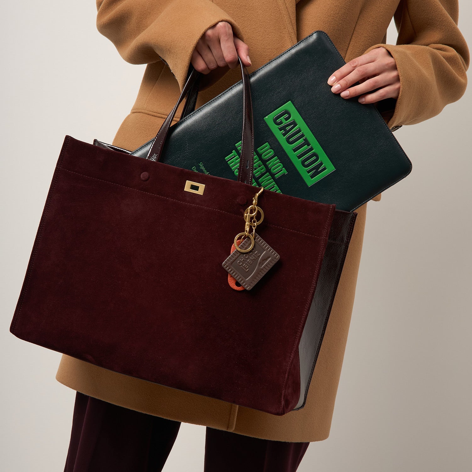 Anya Brands Choco Leibniz Charm | Anya Hindmarch US