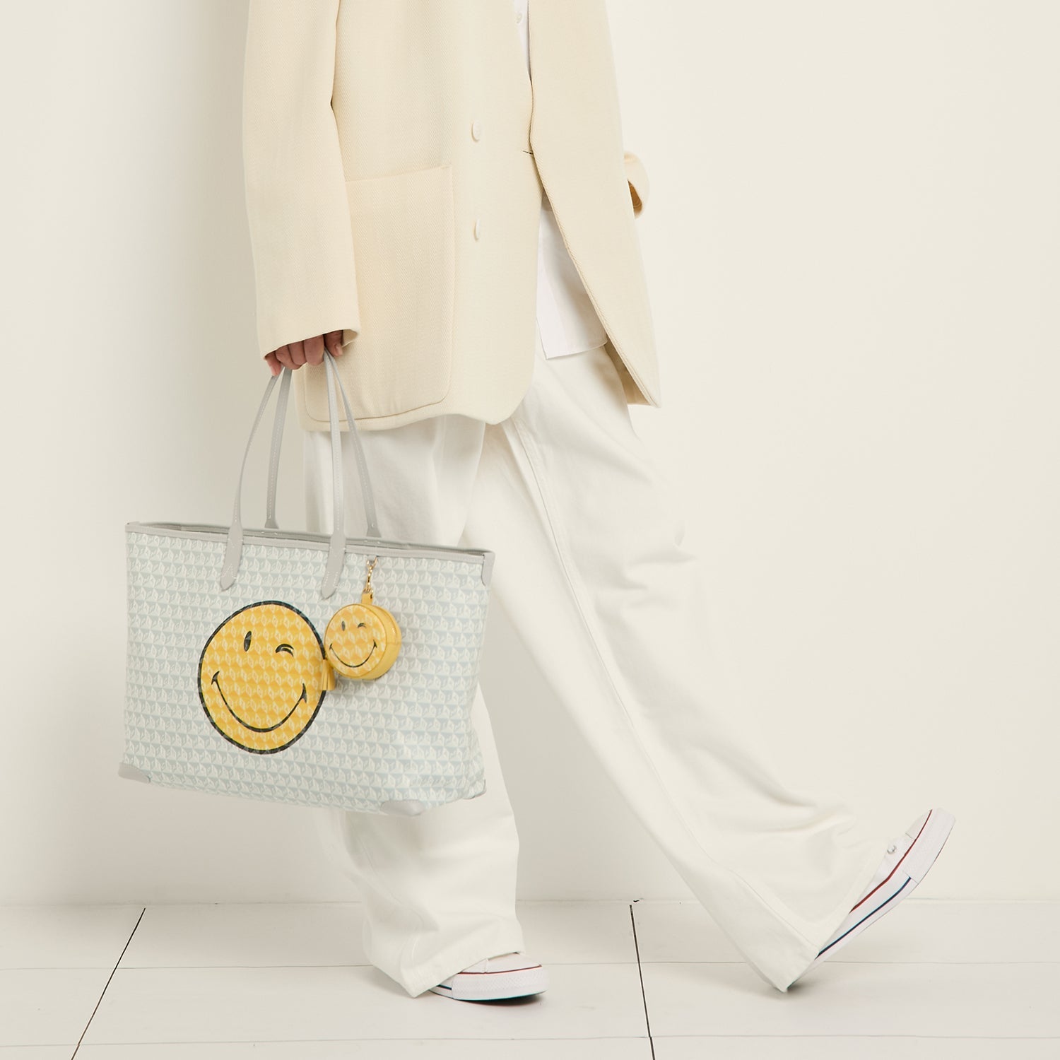 Anya hindmarch smiley face bag online