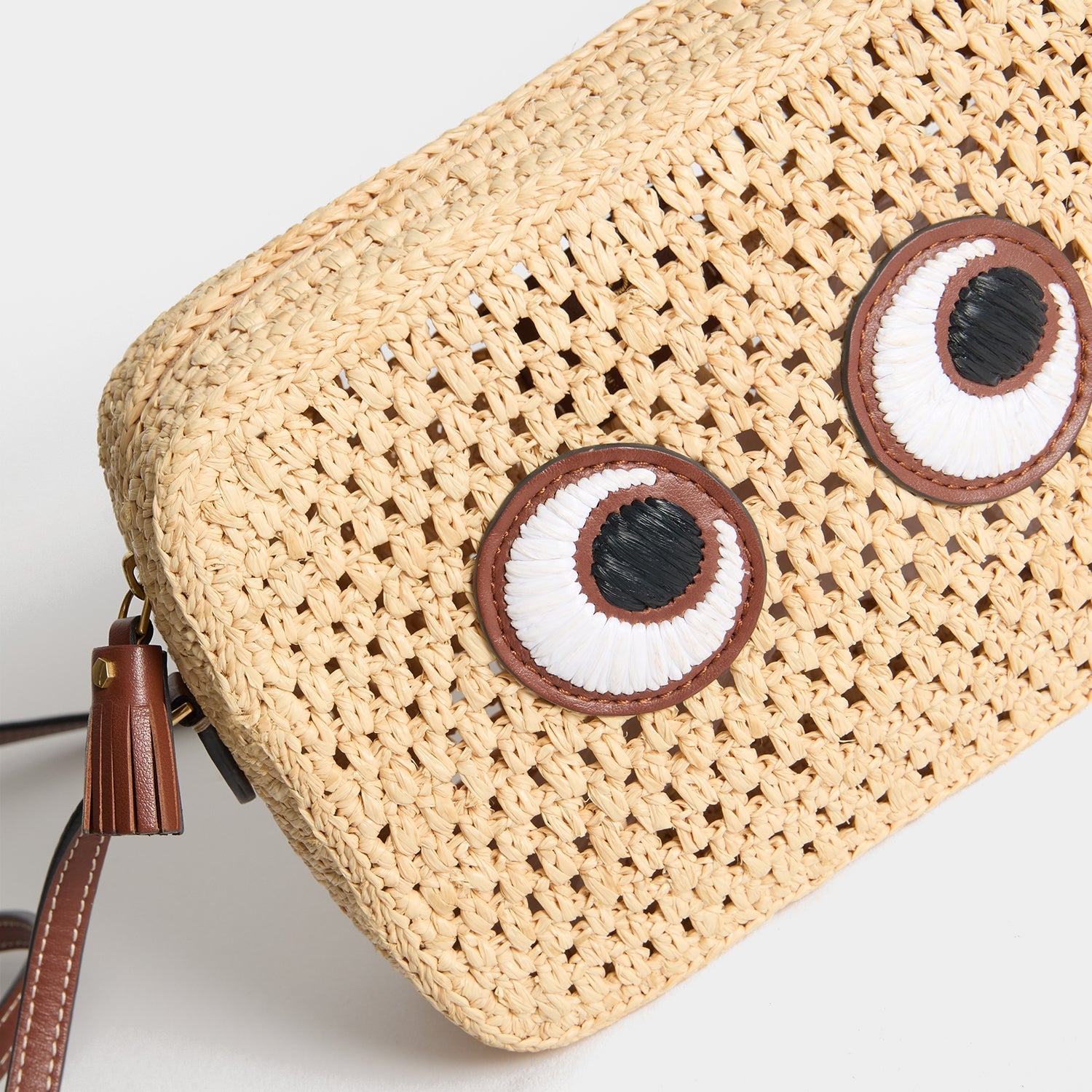 Raffia Eyes Cross-body | Anya Hindmarch US