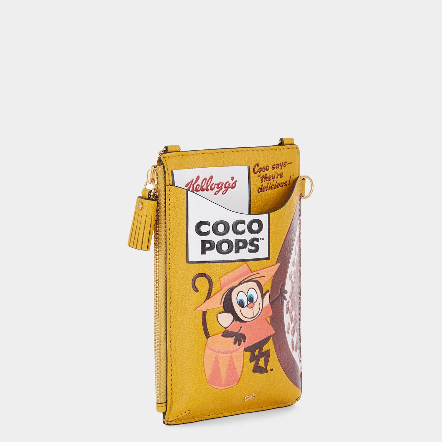 Anya Brands Coco Pops Zip Phone Pouch on Strap