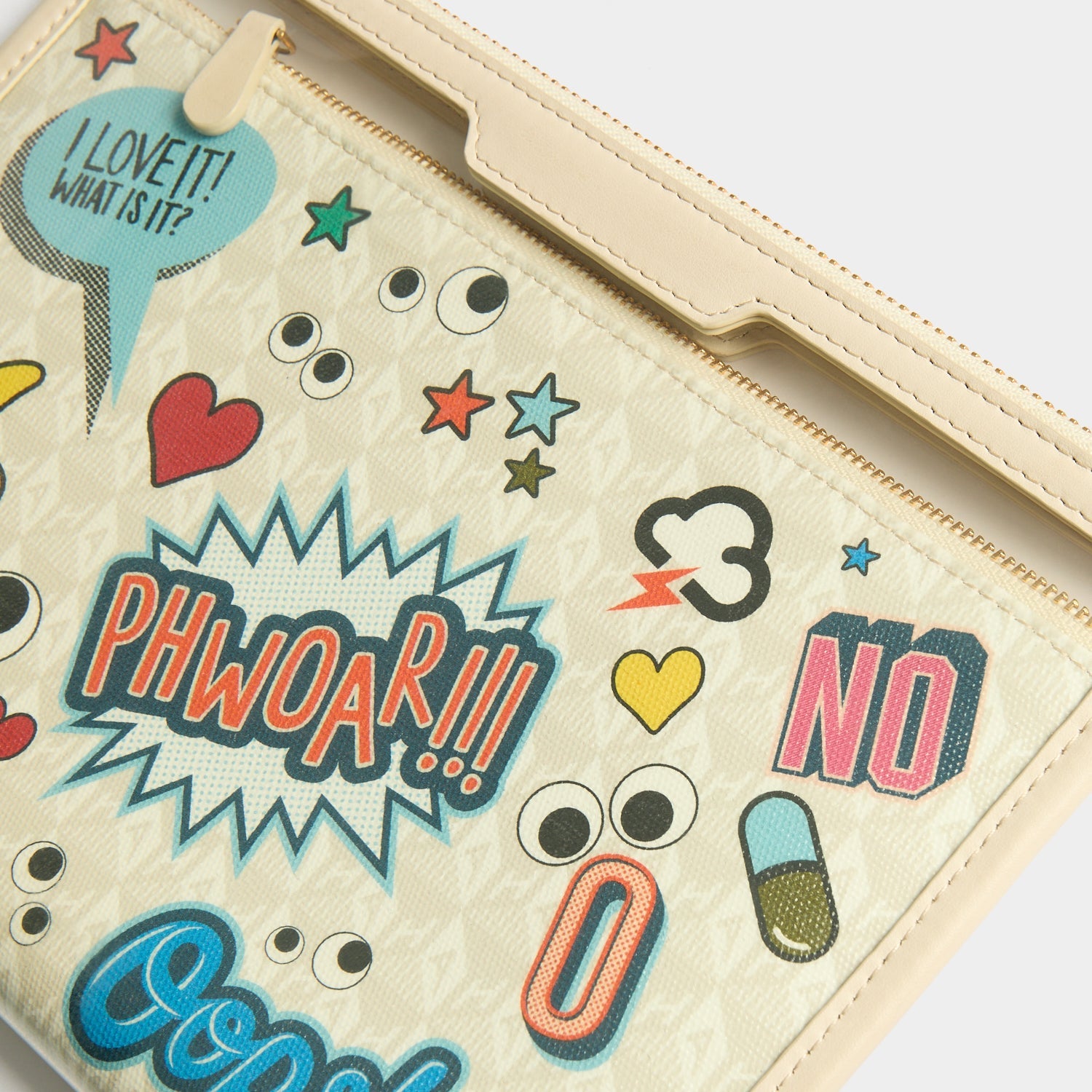 All Over Stickers Safe Deposit Case | Anya Hindmarch US