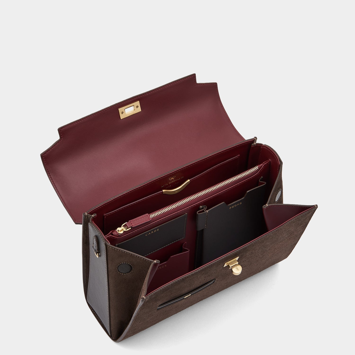 Mortimer Top Handle -

                  
                    Leather in Espresso -
                  

                  Anya Hindmarch US
