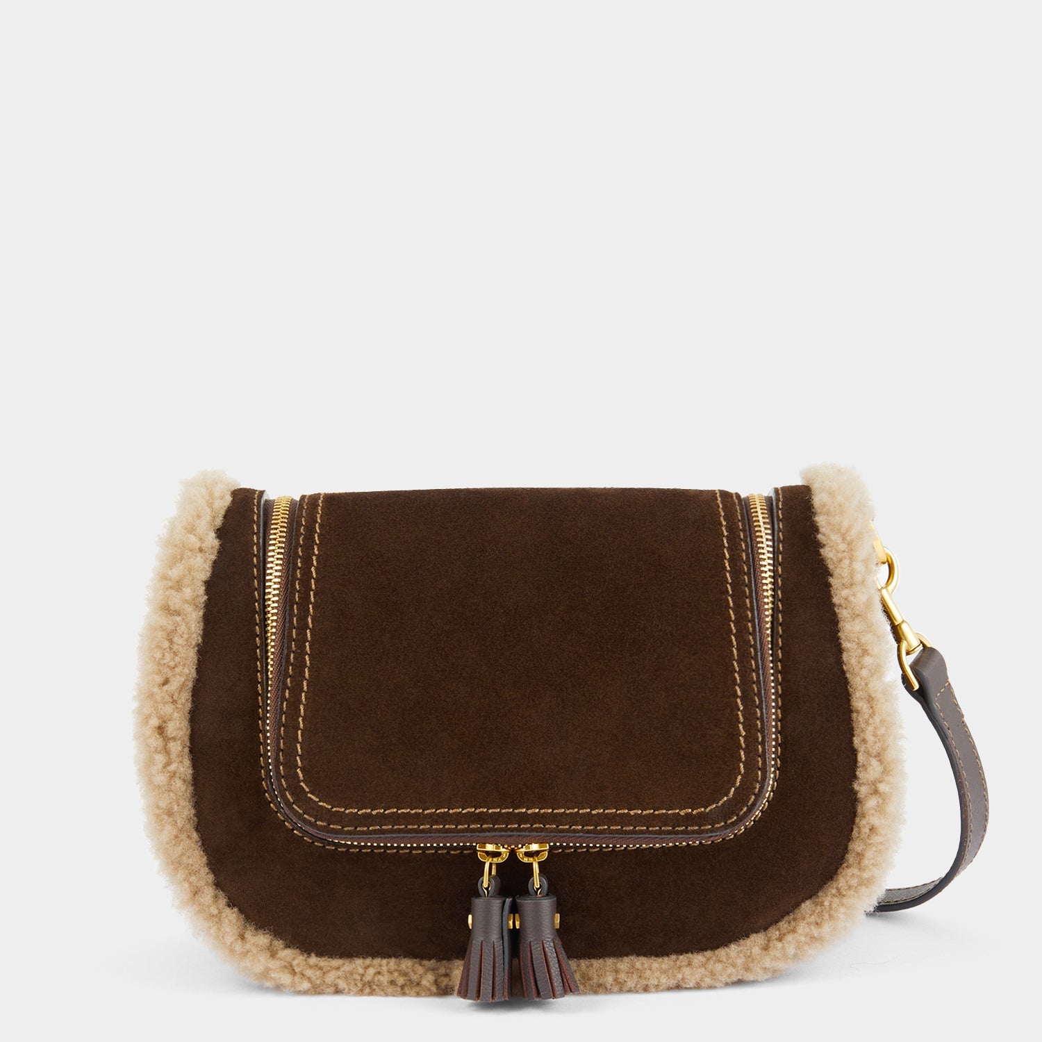 Suede satchel cheap