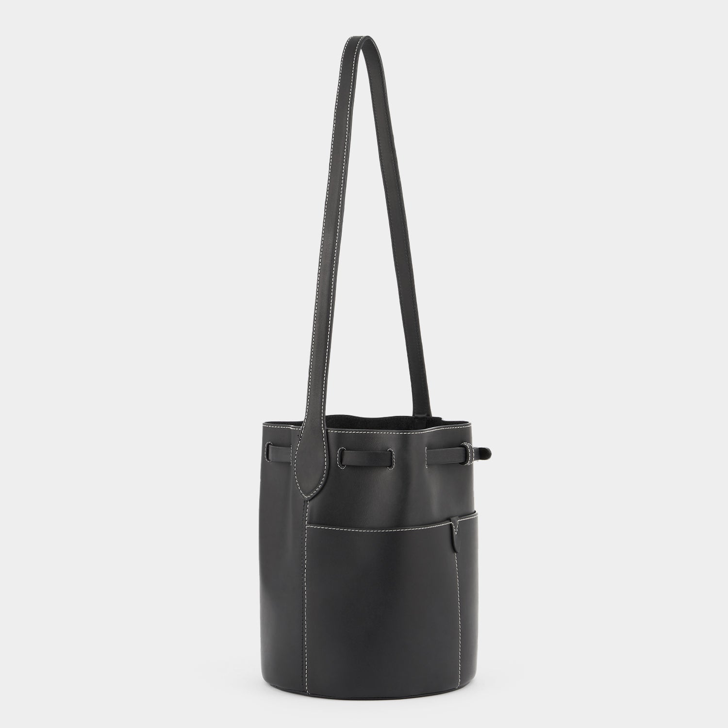 Return to Nature Small Bucket Bag -

                  
                    Compostable Leather in Black -
                  

                  Anya Hindmarch US
