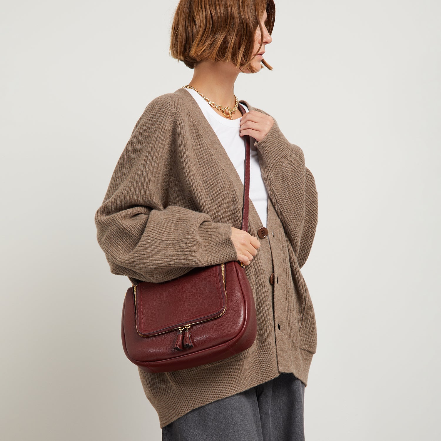 Vere Soft Satchel Cross-body - Main Image