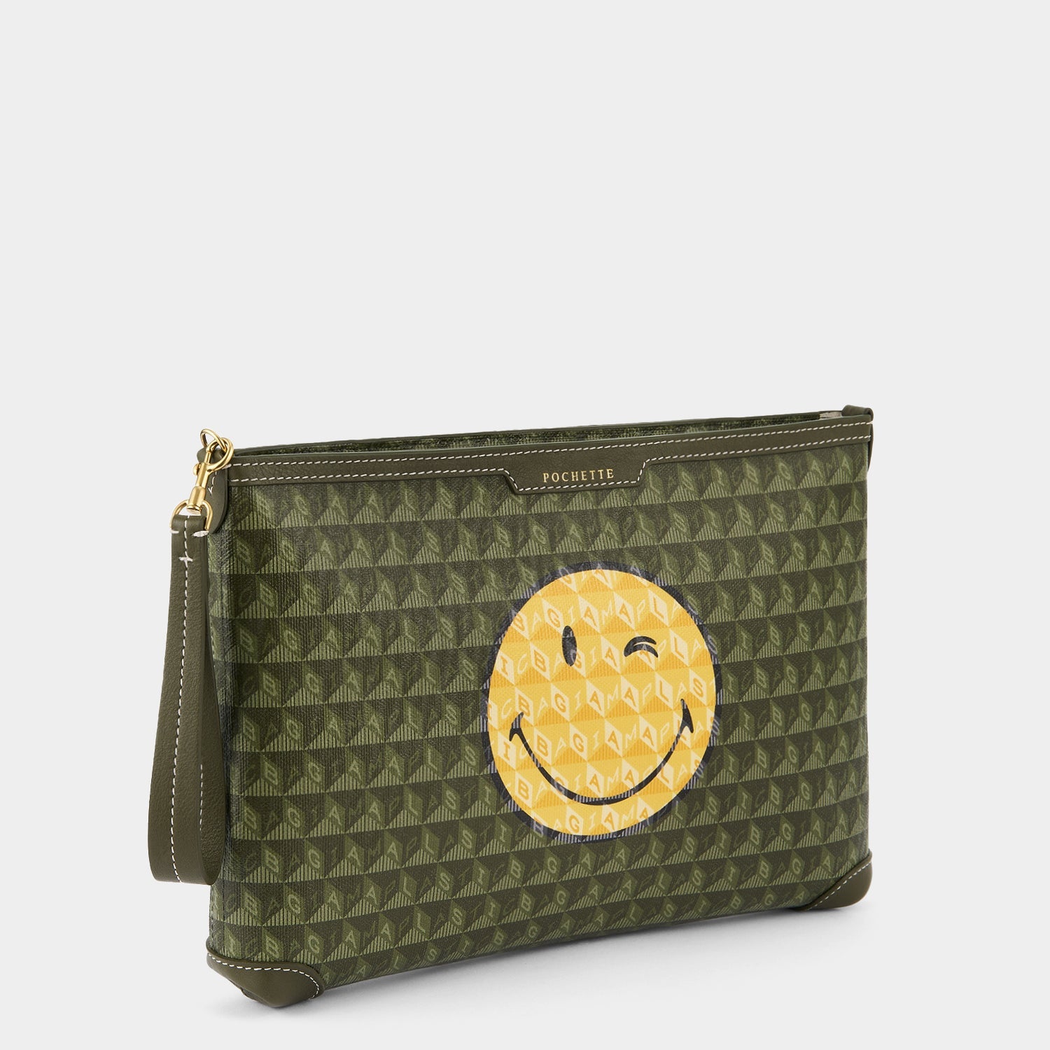 I Am A Plastic Bag Wink Pochette -

                  
                    Recycled Canvas in Fern -
                  

                  Anya Hindmarch US
