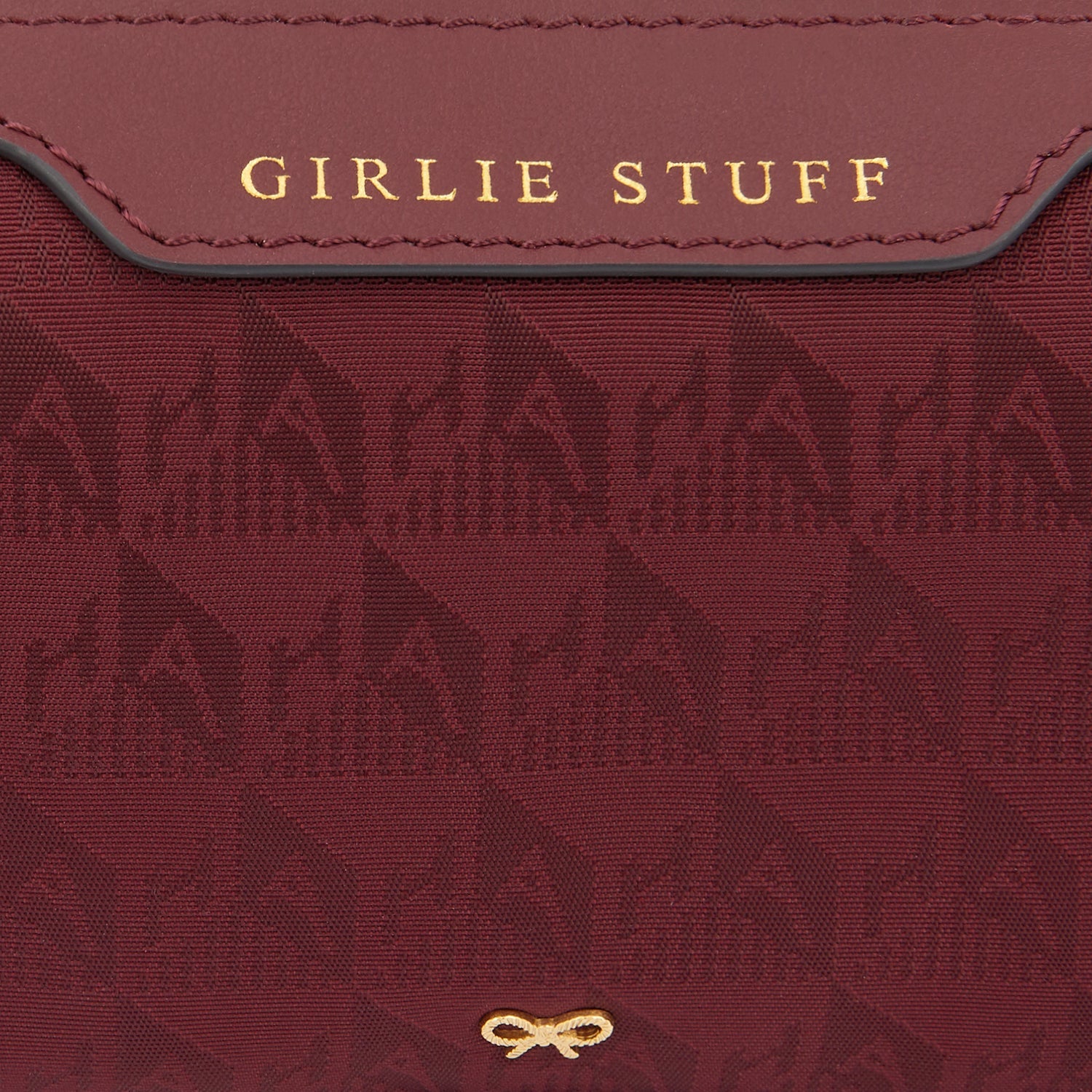 Logo Girlie Stuff Pouch -

                  
                    Recycled Nylon in Medium Red -
                  

                  Anya Hindmarch US
