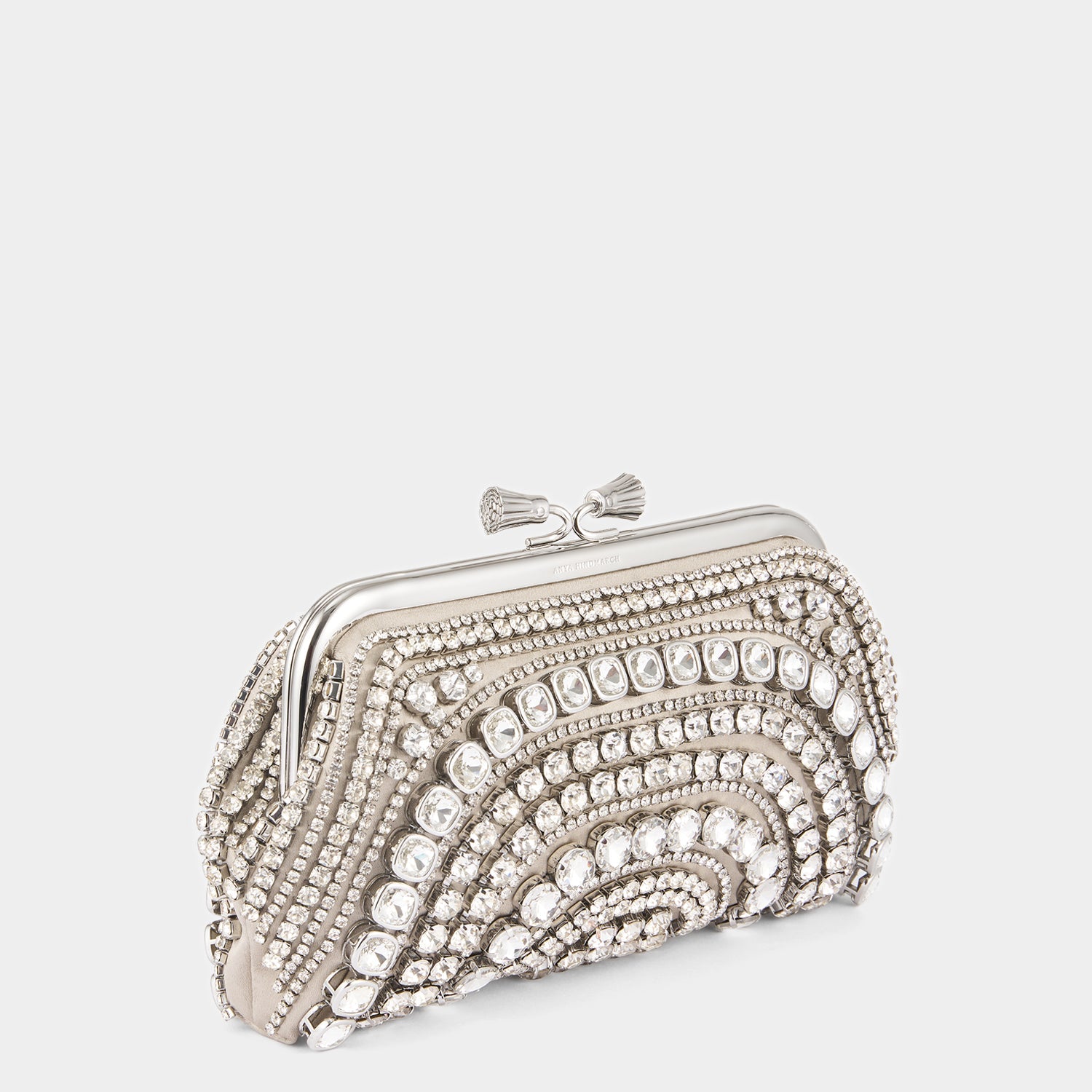 Maud Crystal Tassel Clutch | Anya Hindmarch US