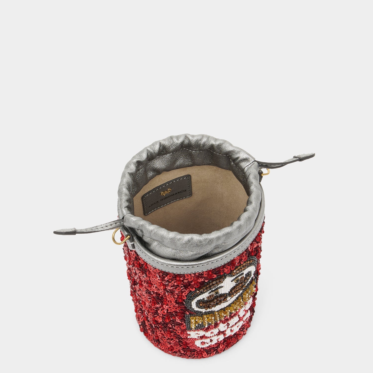 【関税なし】ANYA HINDMARCH pearls-embellished bucket bag Anya Hindmarch pearls-embellished Bucket Bag | Neutrals
