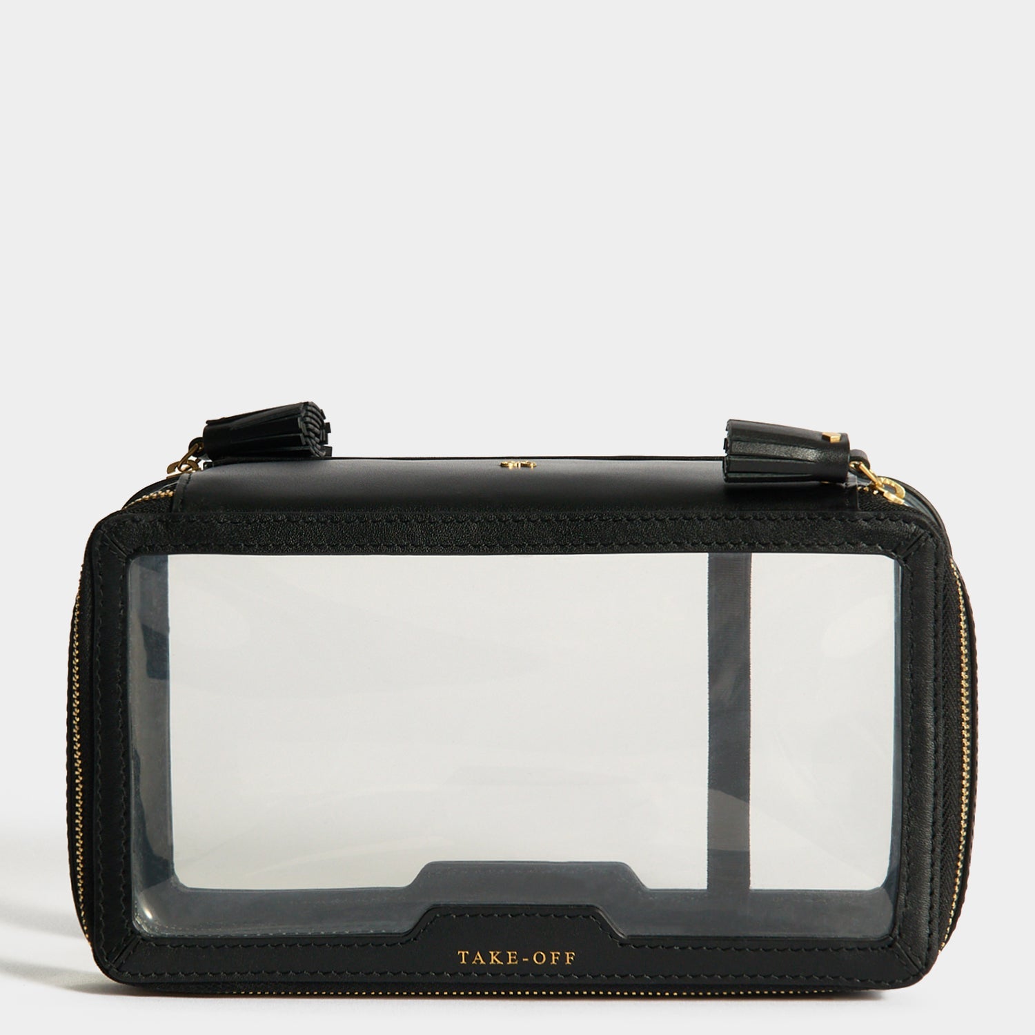 ANYA HINDMARCH クリアポーチ TAKE-OFF Logo In-Flight Case | Anya Hindmarch US