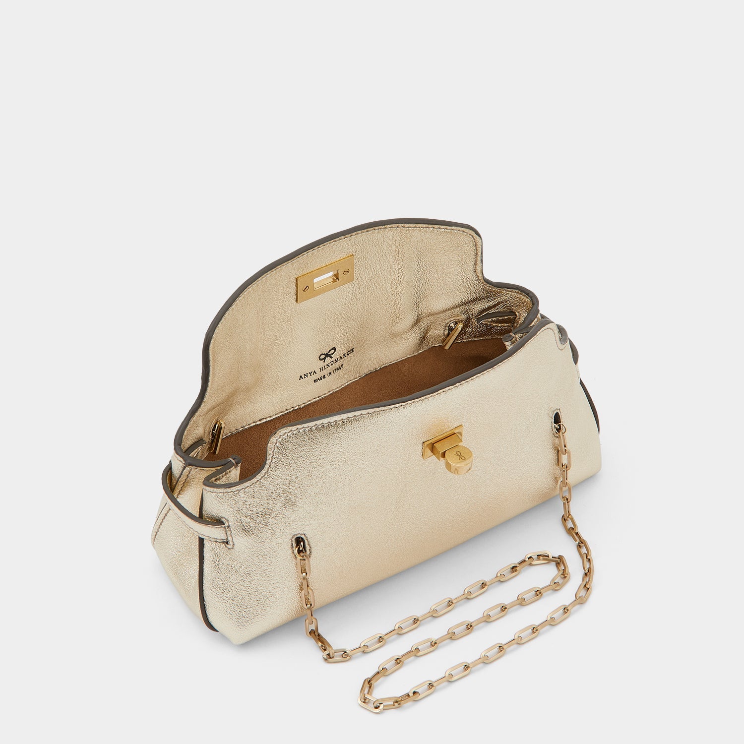 Waverley Shoulder Bag -

                  
                    Nappa Leather in Gold -
                  

                  Anya Hindmarch US
