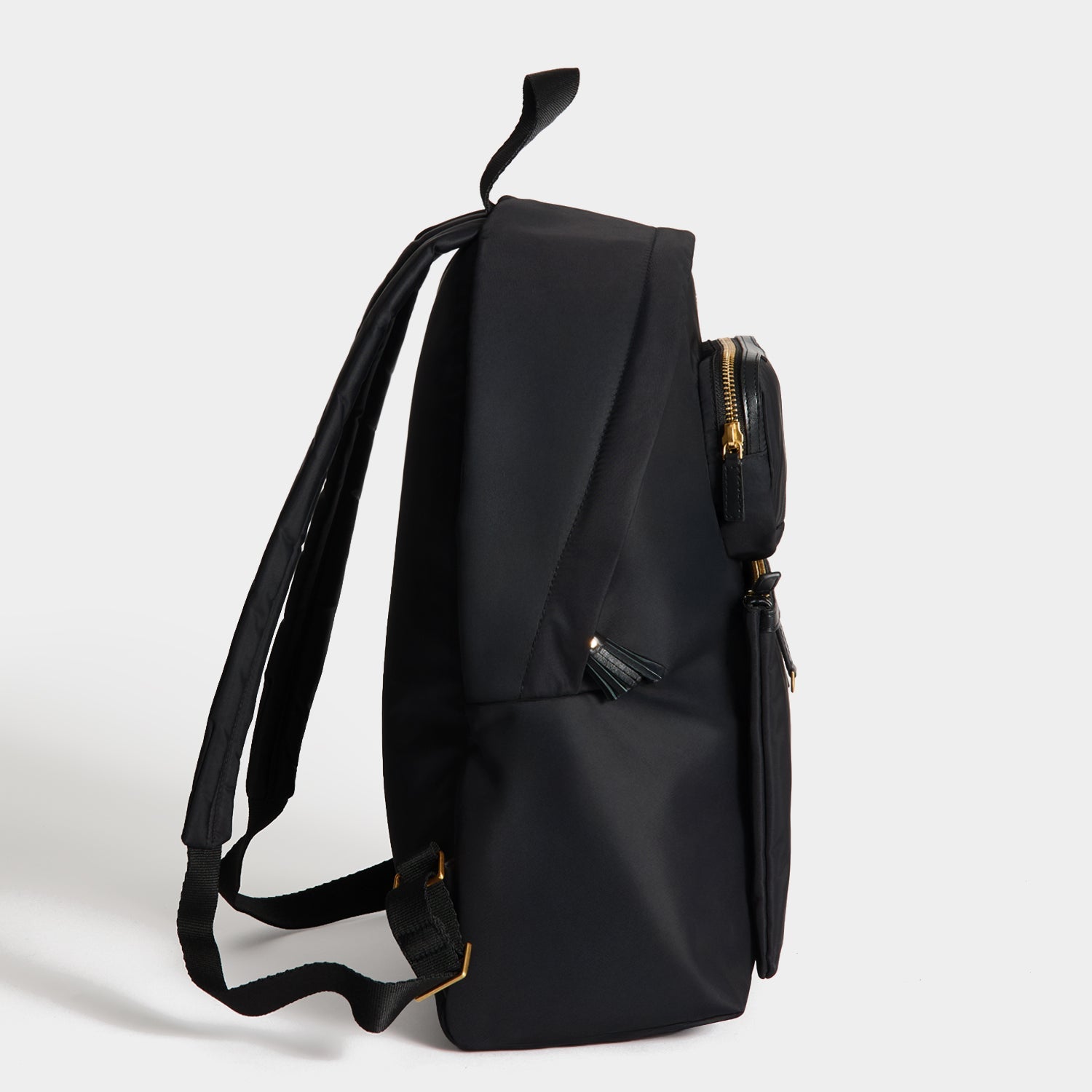 anya hindmarch dark blue mini backpack Multi Pocket Backpack in Black