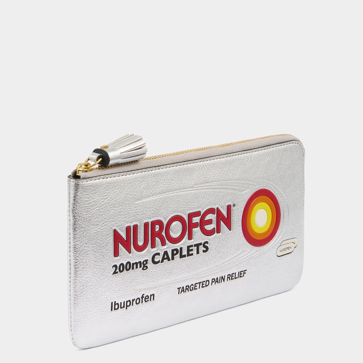 Anya Brands Nurofen Zip Loose Pocket -

                  
                    Capra Leather in Metallic Silver -
                  

                  Anya Hindmarch US
