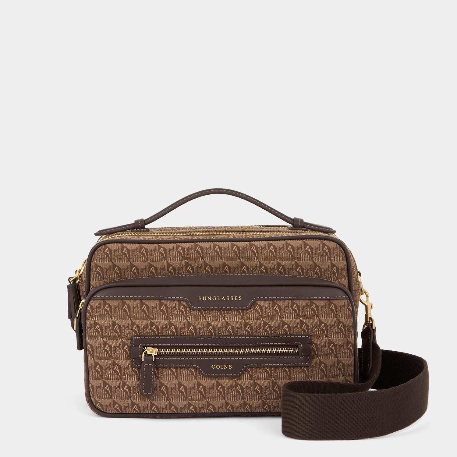 Jacquard Multi Pocket Cross-body