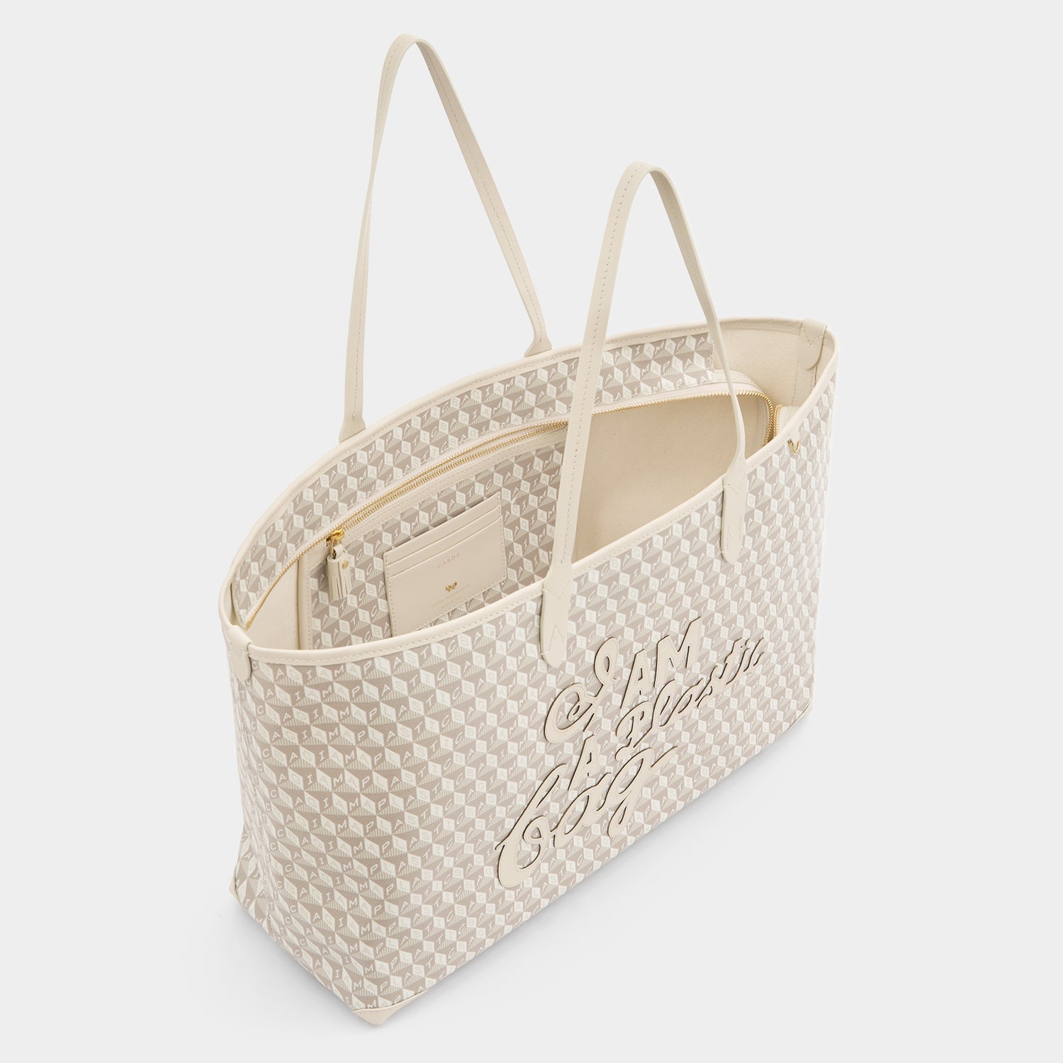 I Am A Plastic Bag Zipped Motif Tote | Anya Hindmarch US