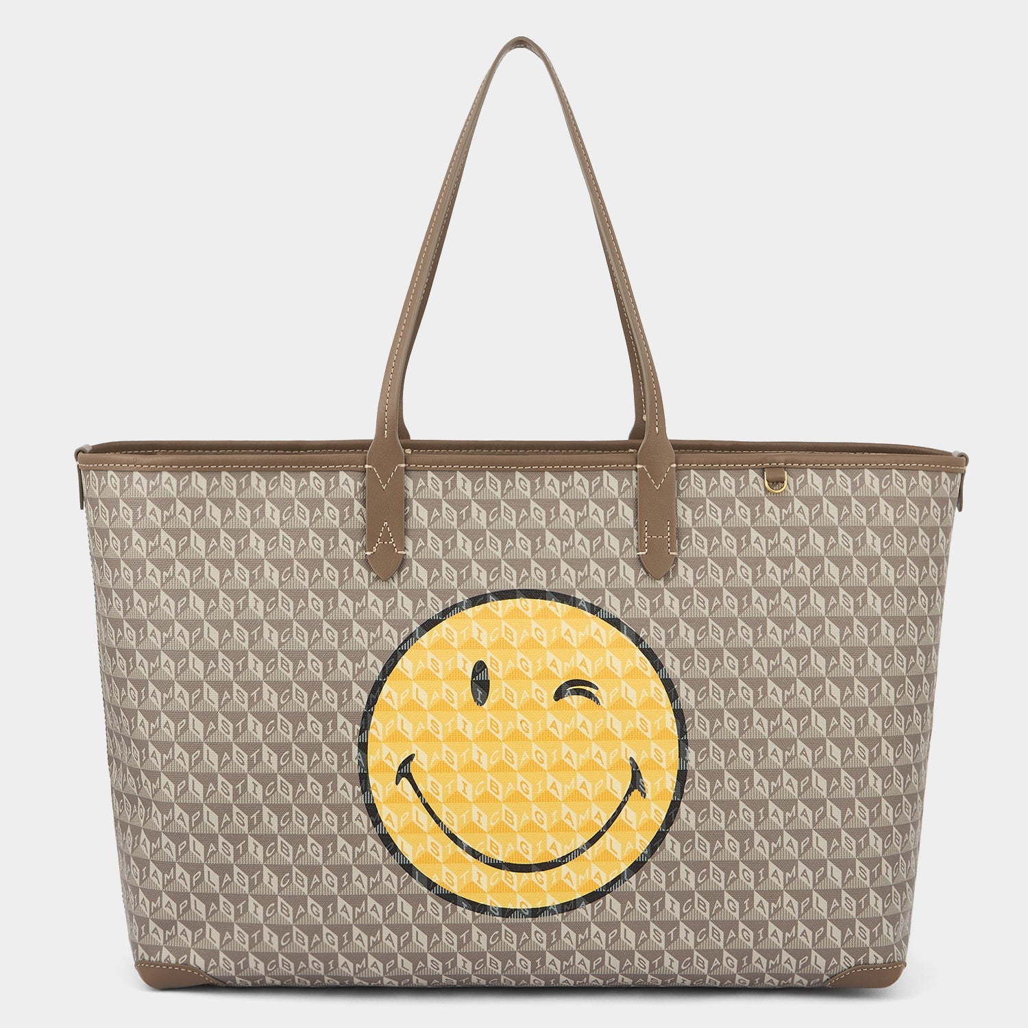 Anya Hindmarch I Am A Plastic Bag Wink Zipped Tote Bag - Os