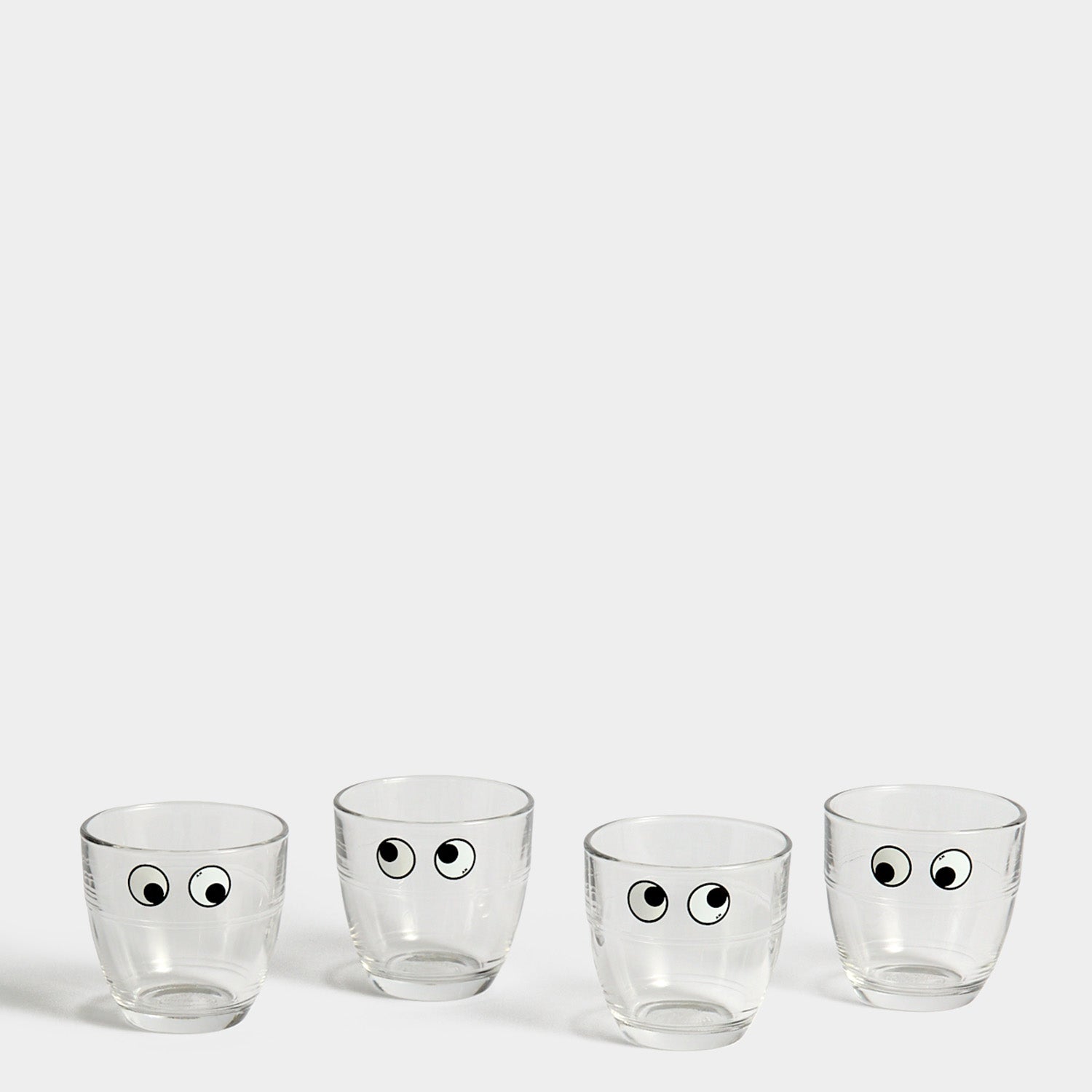 Eyes Set of 4 Duralex Glass Tumblers | Anya Hindmarch US