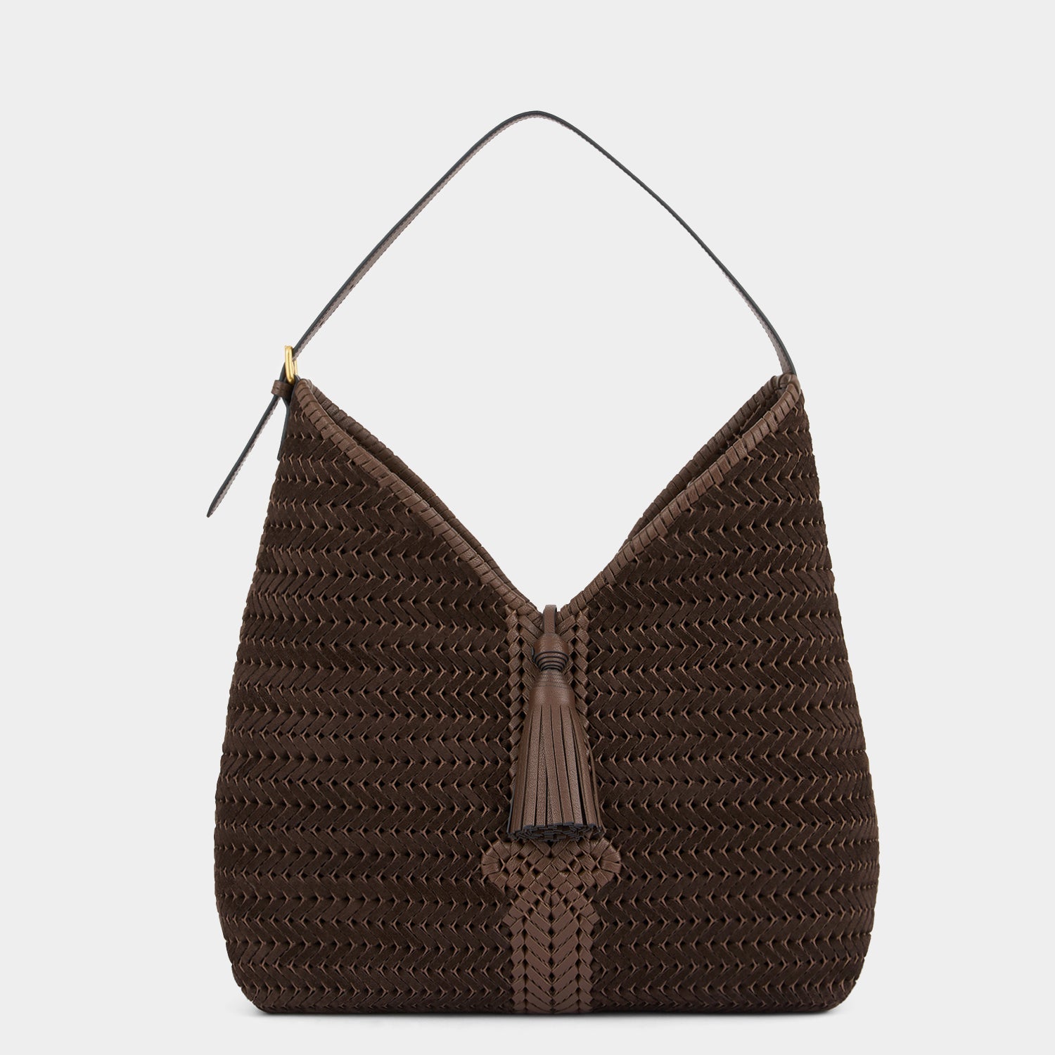 Neeson Tassel Hobo Bag | Anya Hindmarch US