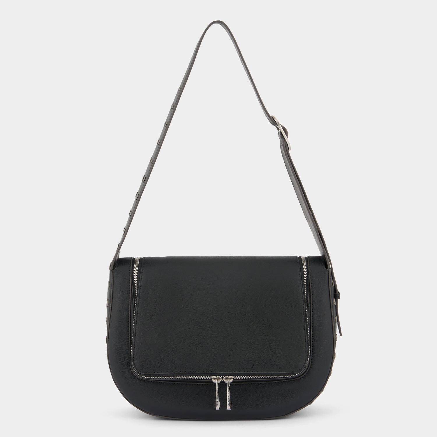 Vere Studs Shoulder Bag in Black Anya Hindmarch