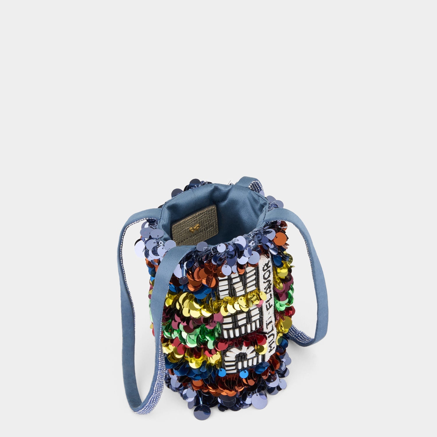 【関税なし】ANYA HINDMARCH pearls-embellished bucket bag Anya Hindmarch pearls-embellished Bucket Bag | Neutrals