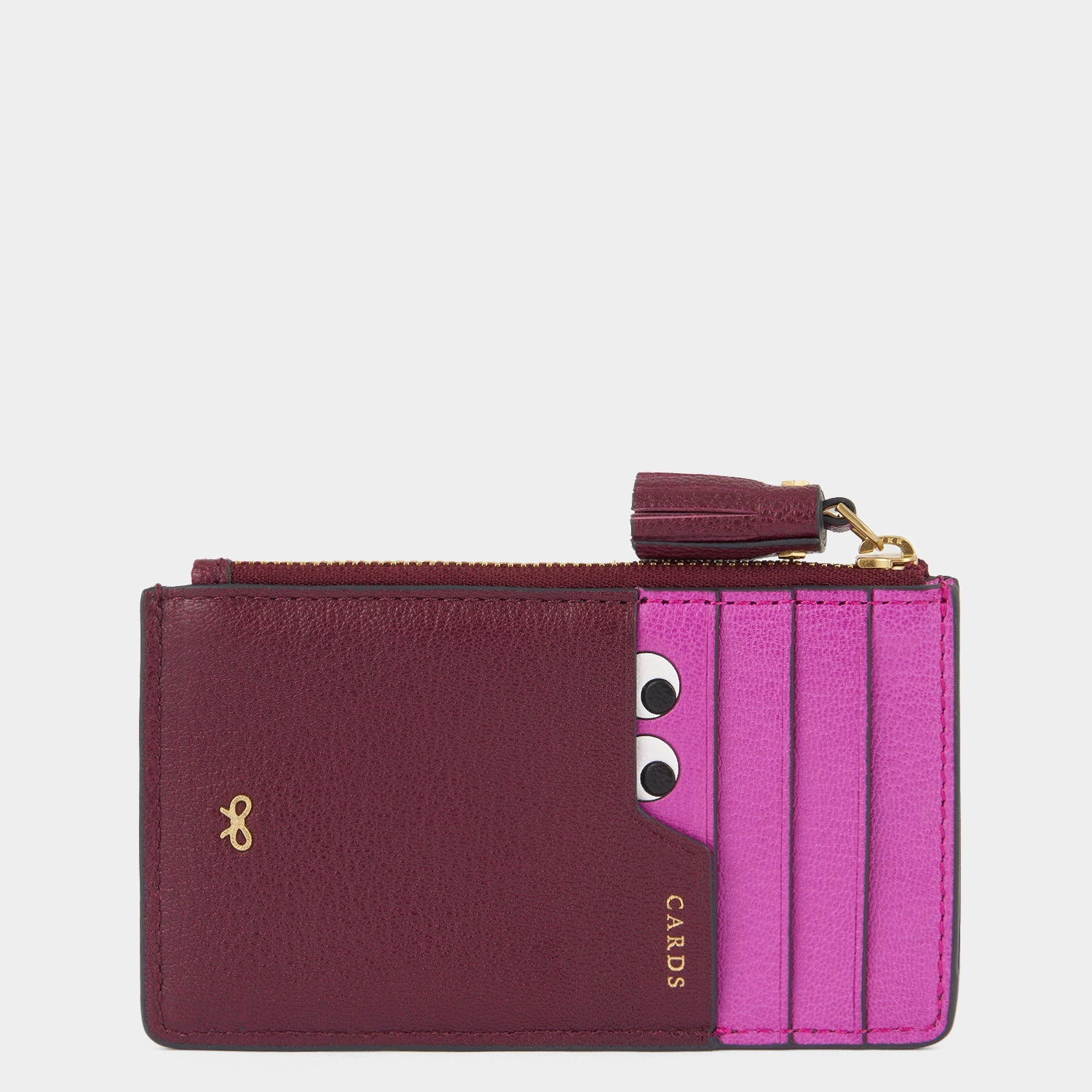 Peeping Eyes Zip Card Case | Anya Hindmarch US
