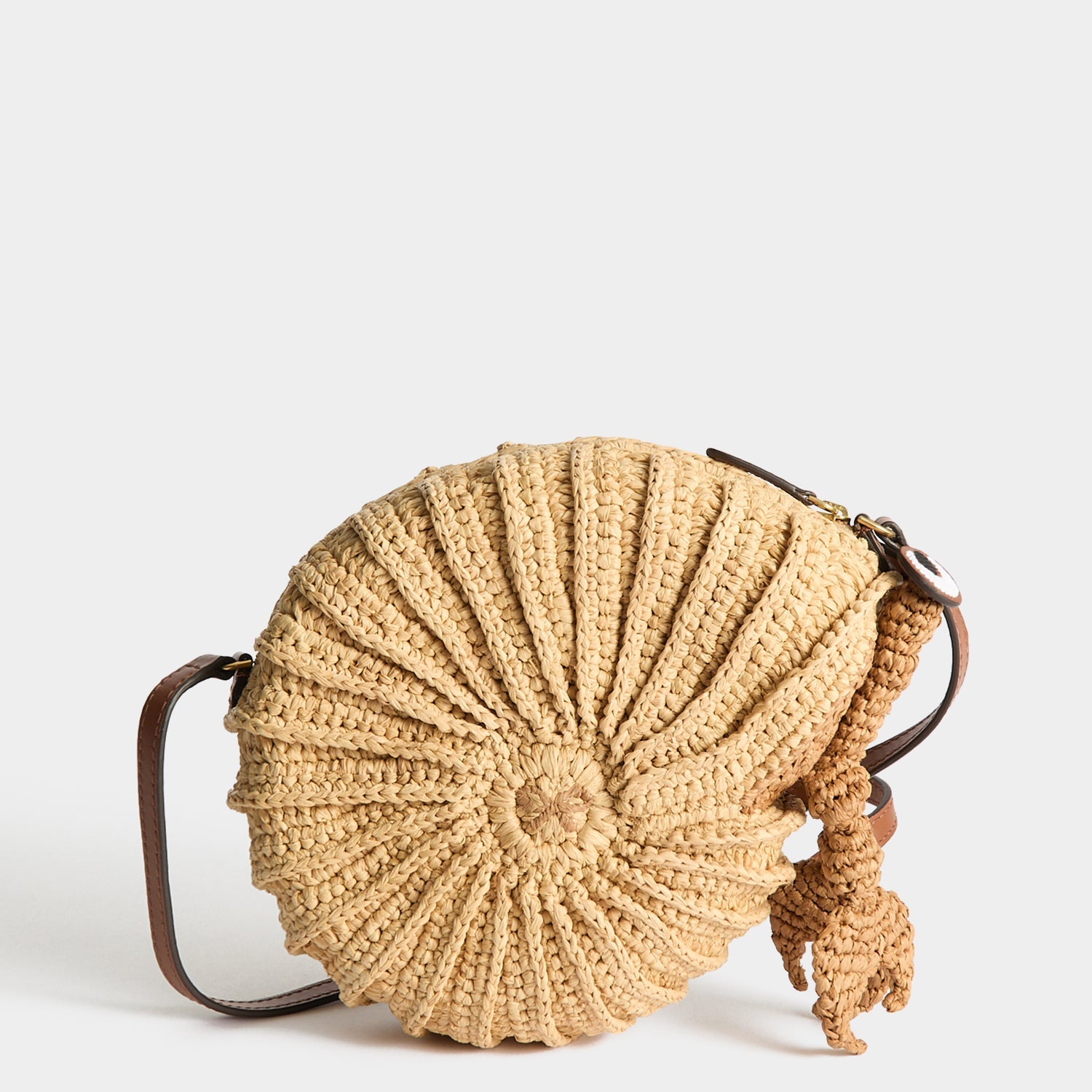 Raffia Hermit Crab Cross-body | Anya Hindmarch US