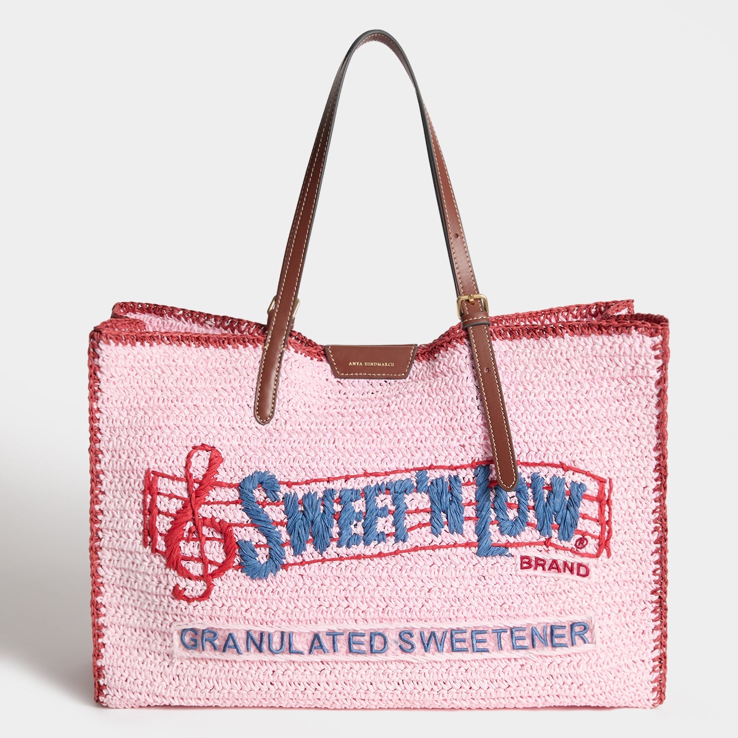 Anya Brands Sweet'N Low Raffia E/W Tote | Anya Hindmarch US