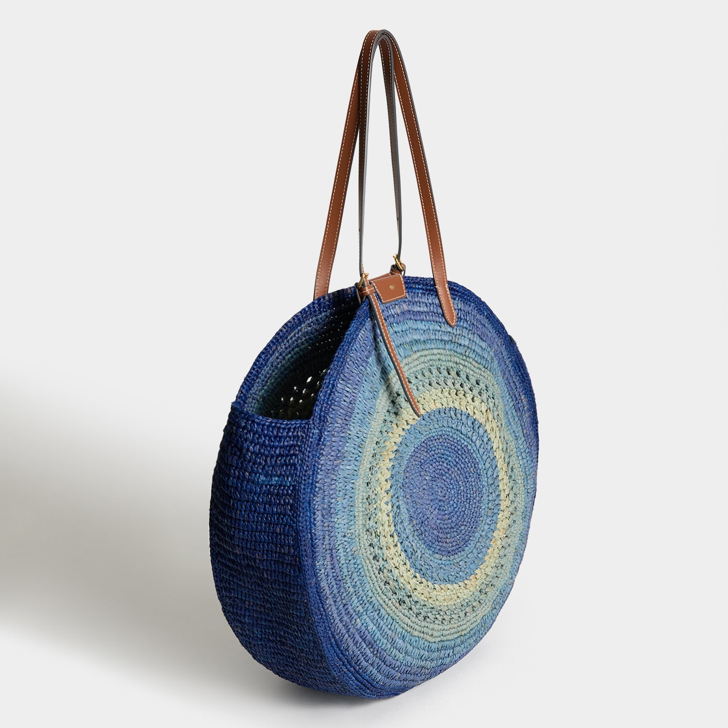 Raffia Round Bow Tote | Anya Hindmarch US