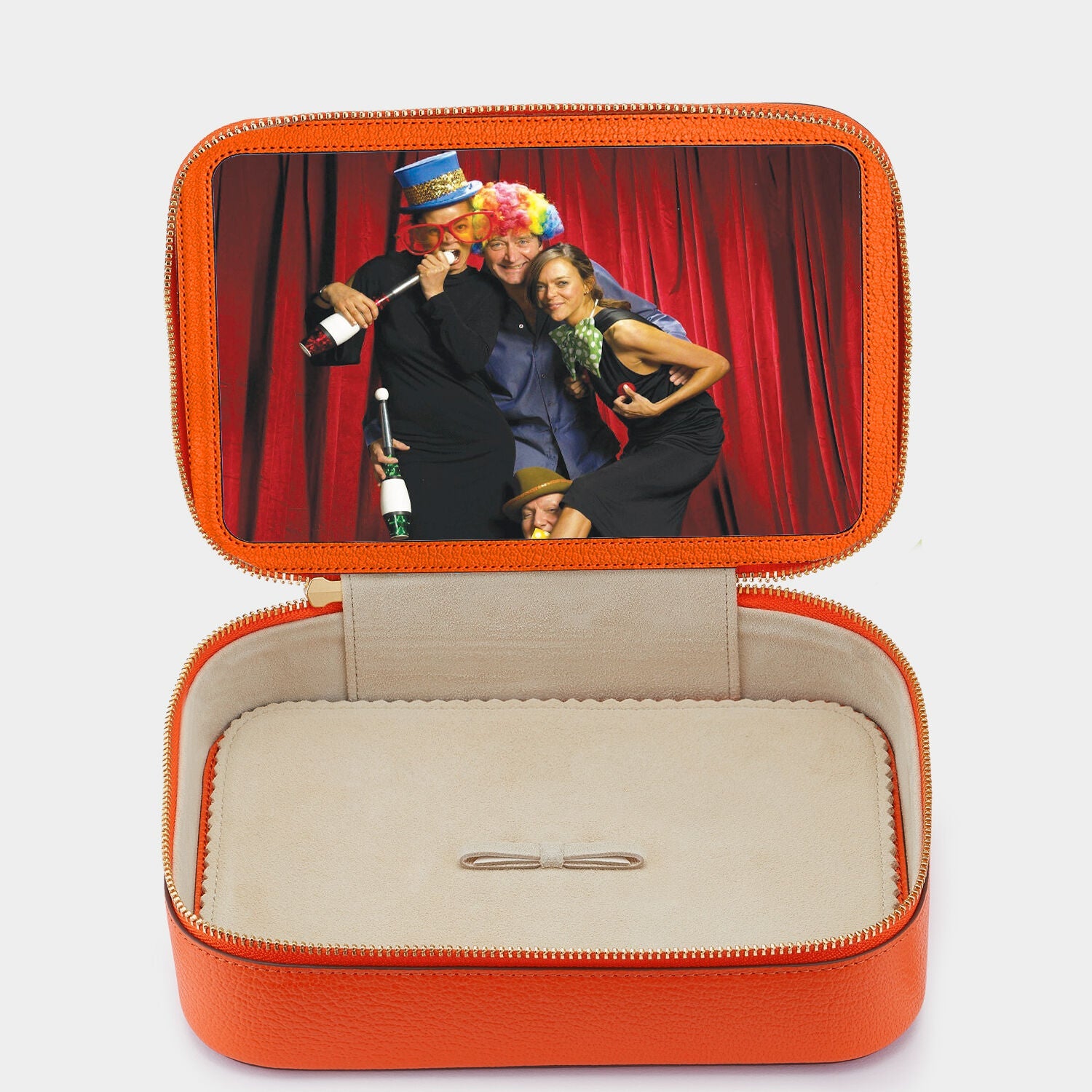 Anya Hindmarch ケース オレンジ/ブラック Bespoke Large Keepsake Box | Anya Hindmarch US