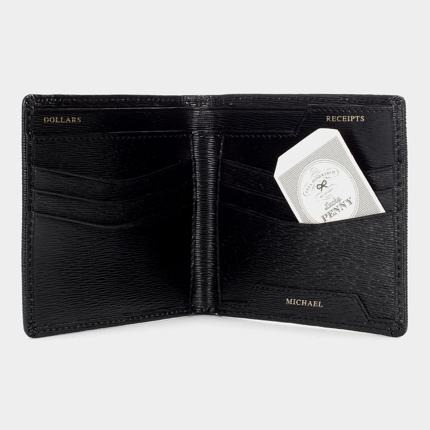 長財布 Anya Hindmarch SS25 PORTAFOGLIO IN PELLE (195621 BLACK) Bespoke Filing Cabinet Wallet | Anya Hindmarch US