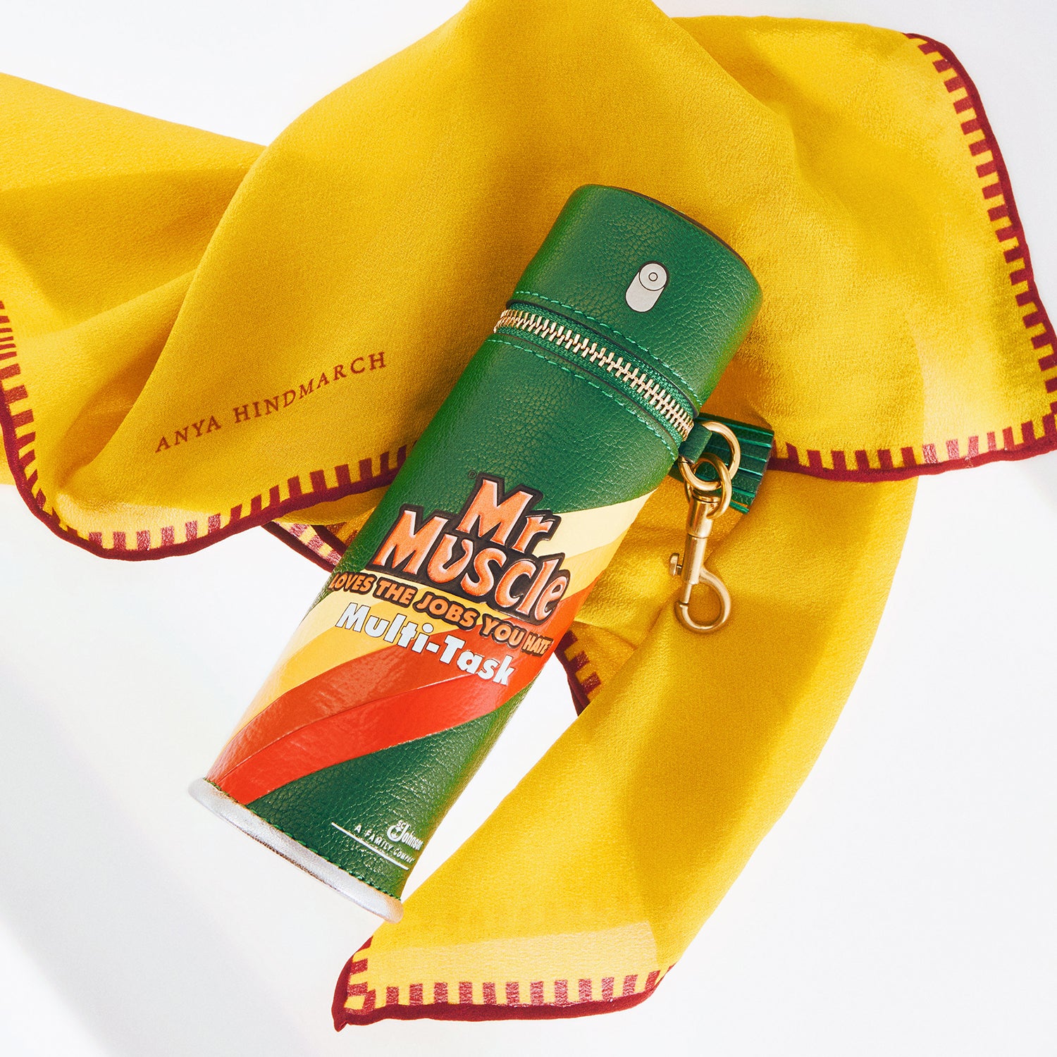 ANYA HINDMARCH ストール 71500円 Anya Brands Mr Muscle Duster Silk Scarf | Anya Hindmarch US