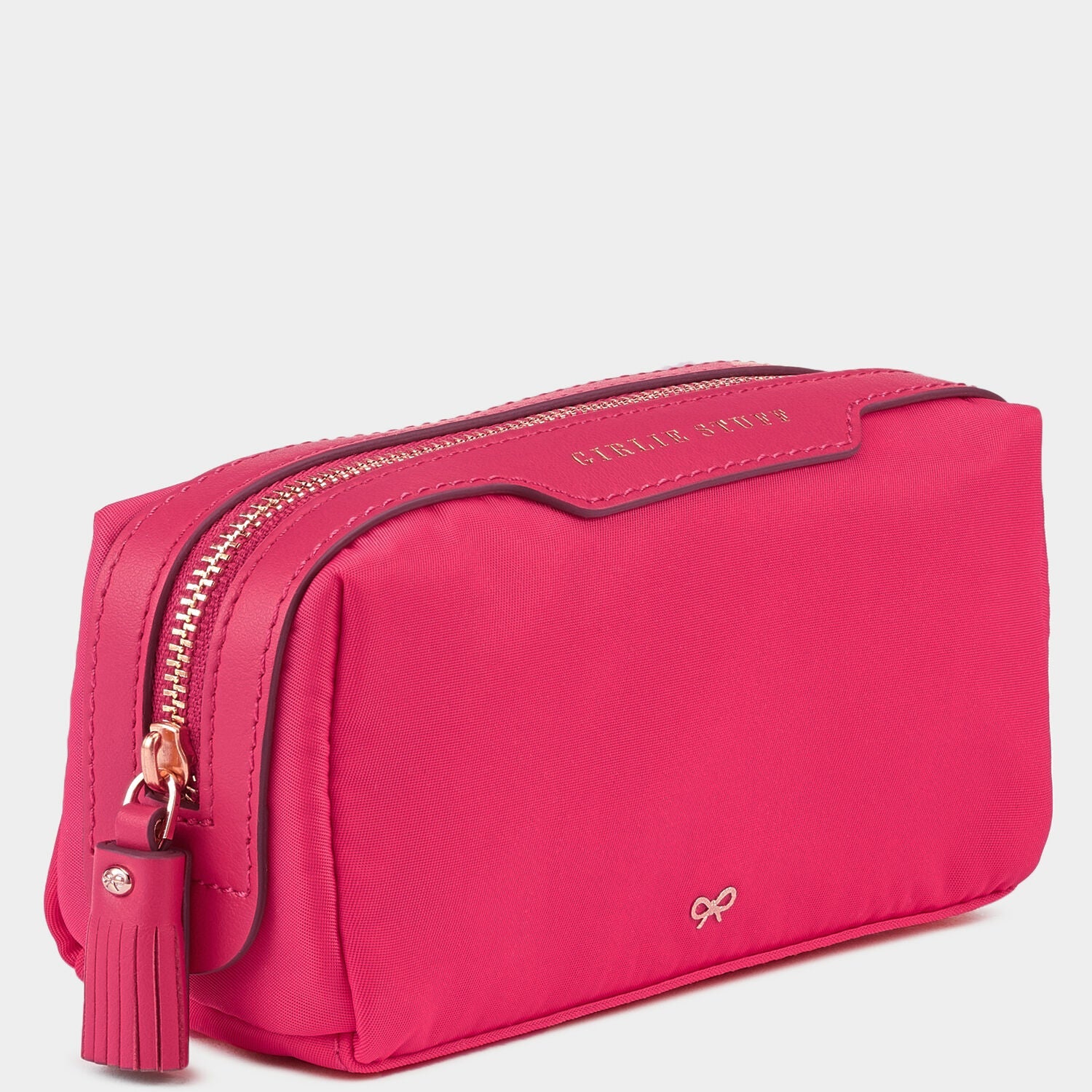 Girlie Stuff Pouch -

                  
                    Econyl® Regenerated Nylon in Hot Pink -
                  

                  Anya Hindmarch US

