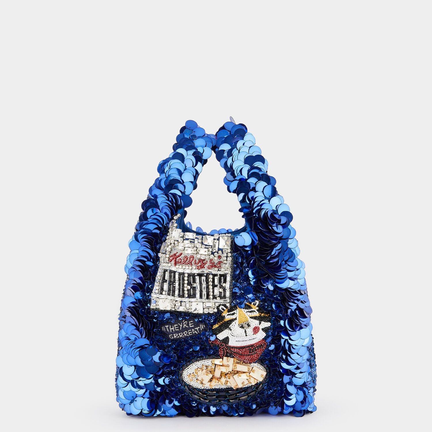 Anya Brands Frosties Mini Tote -

                  
                    Recycled Satin in Blueberry -
                  

                  Anya Hindmarch US
