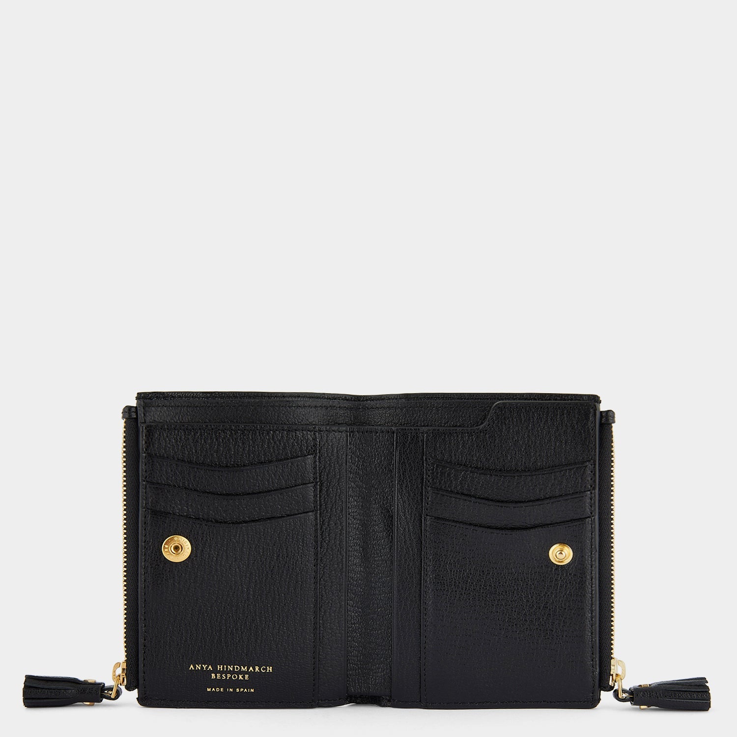 Small Double Zip Wallet -

                  
                    Capra in Black -
                  

                  Anya Hindmarch US
