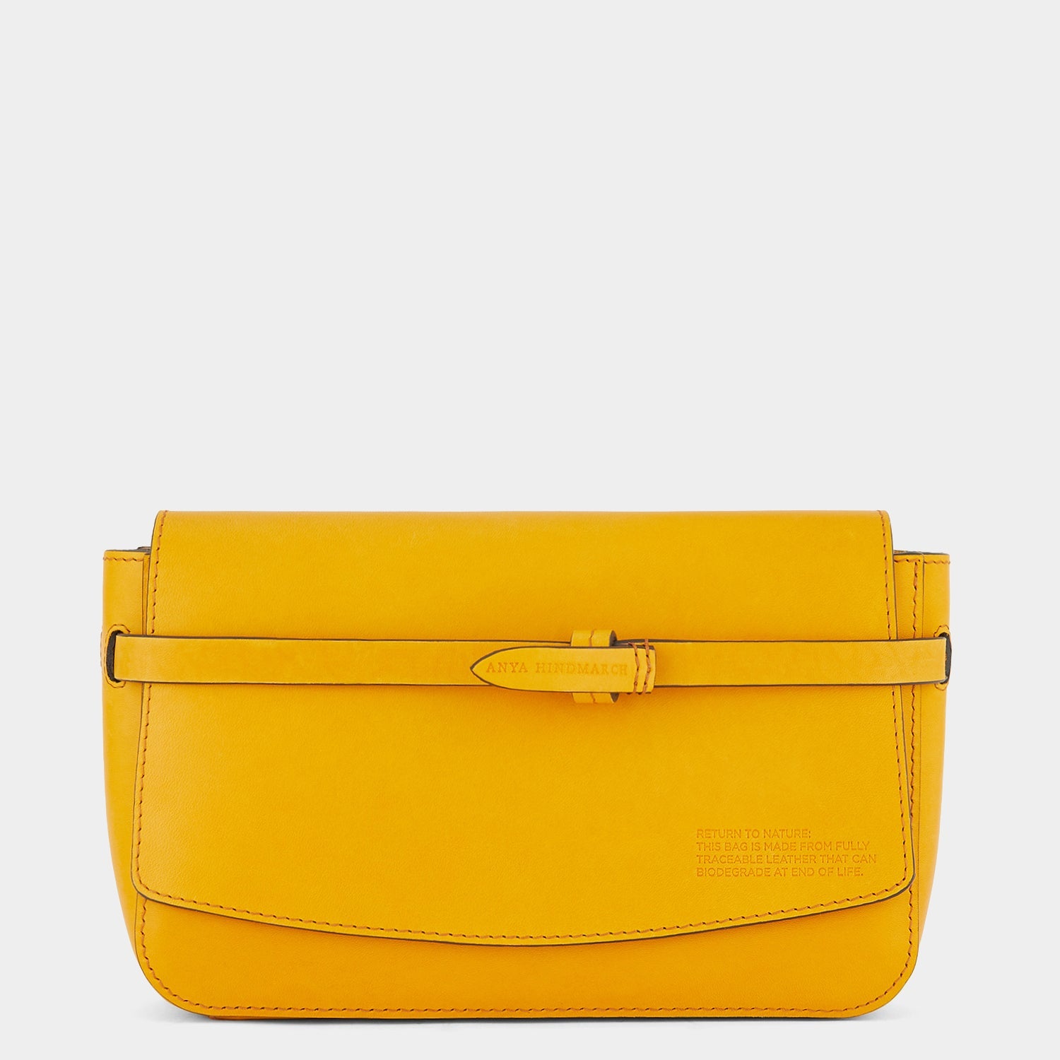 Return to Nature Clutch -

                  
                    Compostable Leather in Honey -
                  

                  Anya Hindmarch US
