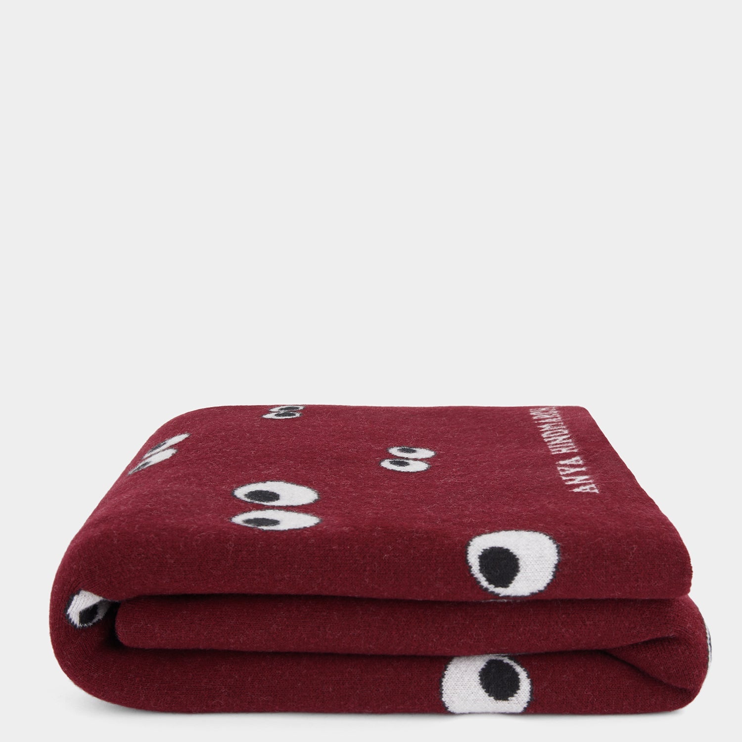 All Over Eyes Blanket -

                  
                    Lambswool in Medium Red -
                  

                  Anya Hindmarch US
