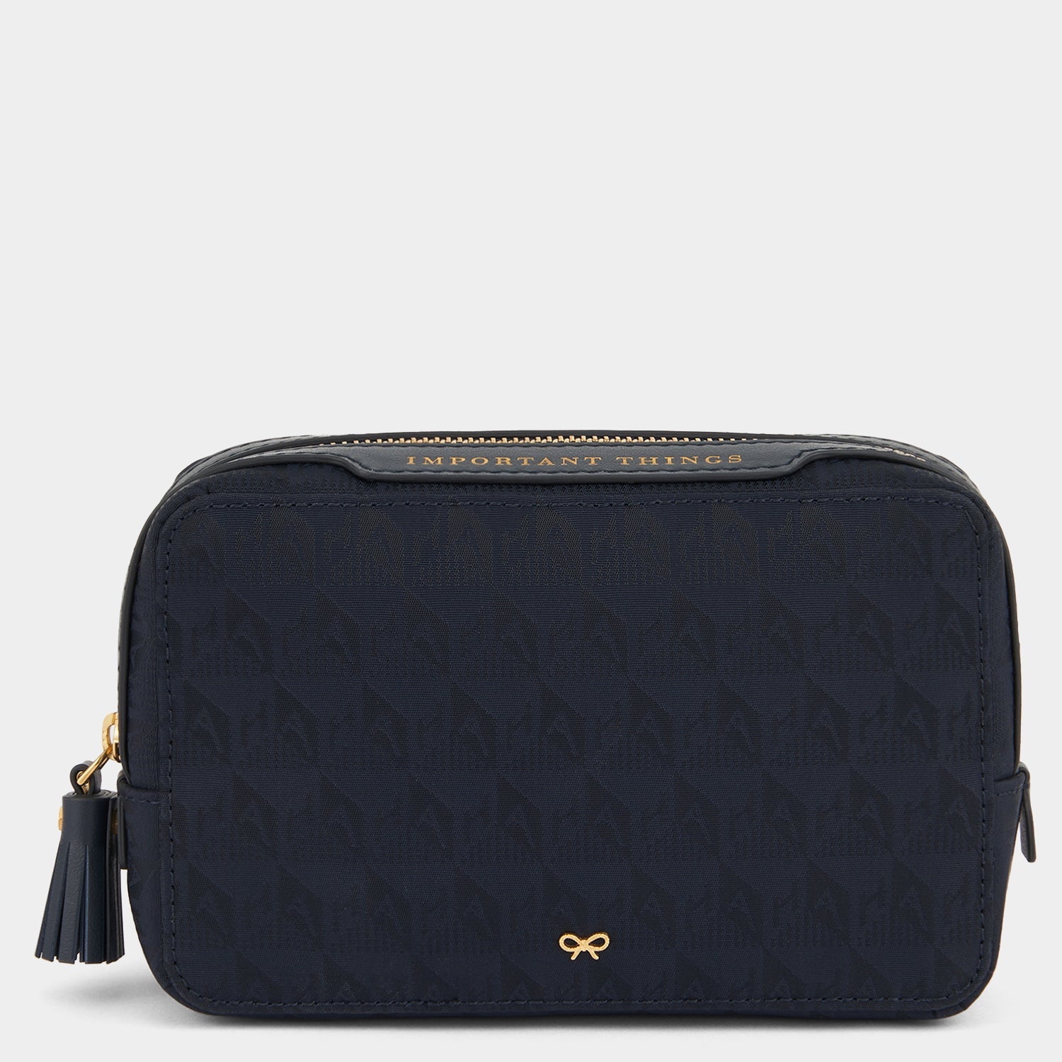 Logo Important Things Pouch -

                  
                    Jacquard Nylon in Marine -
                  

                  Anya Hindmarch US
