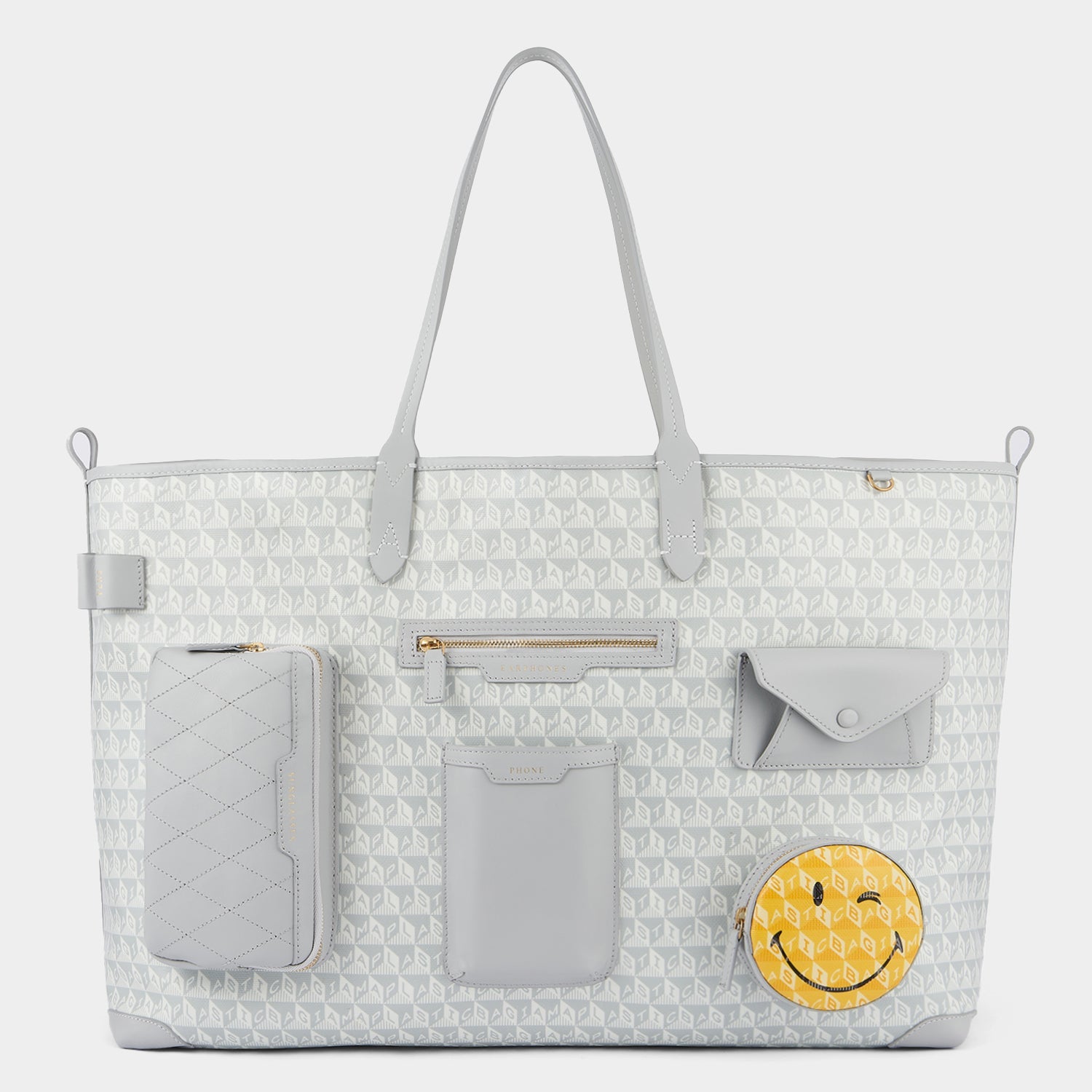 I am a Plastic Bag XL Wink Tote -

                  
                    Recycled Canvas in Frost -
                  

                  Anya Hindmarch US
