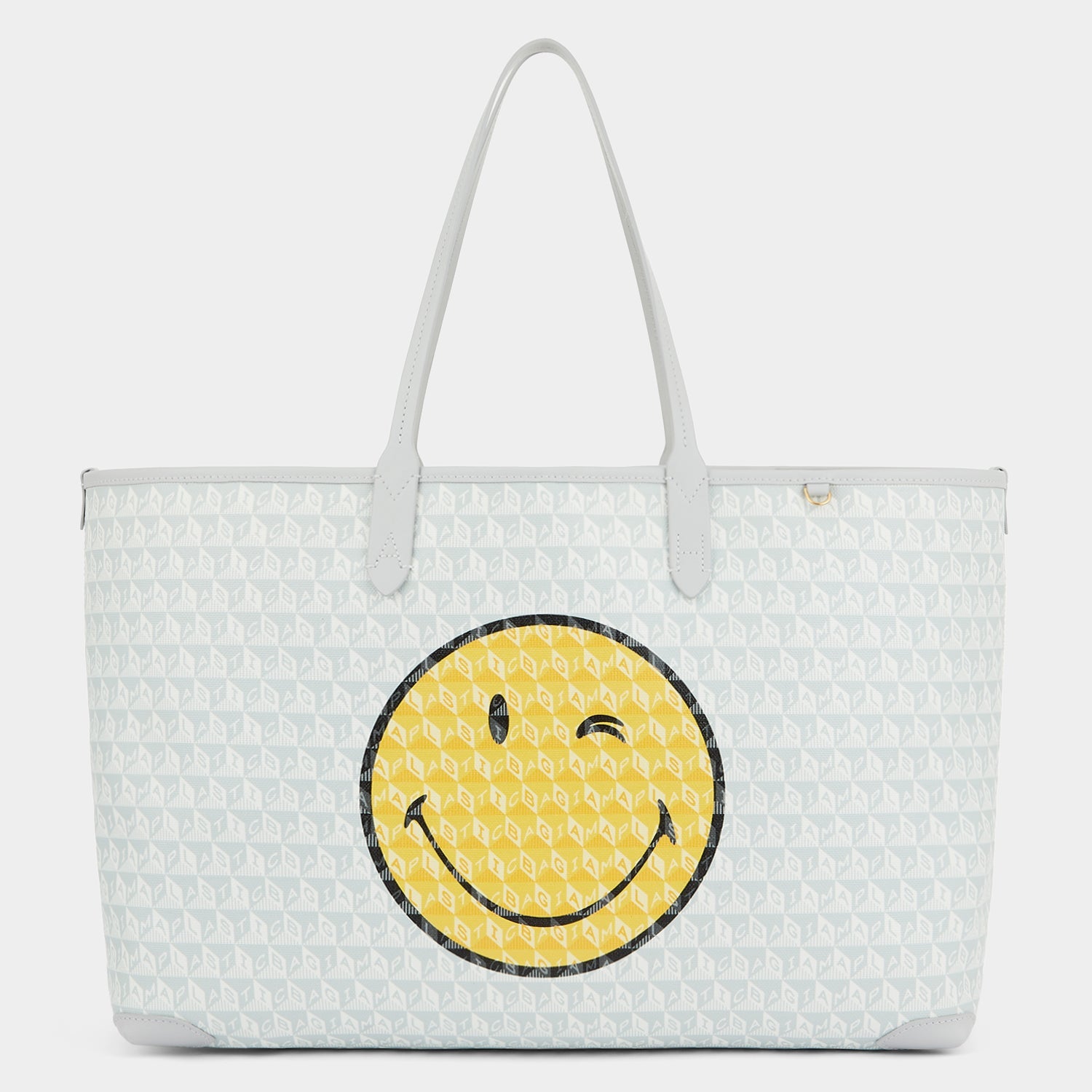 Anya Hindmarch I Am A Plastic Bag Smiley Tote Bag