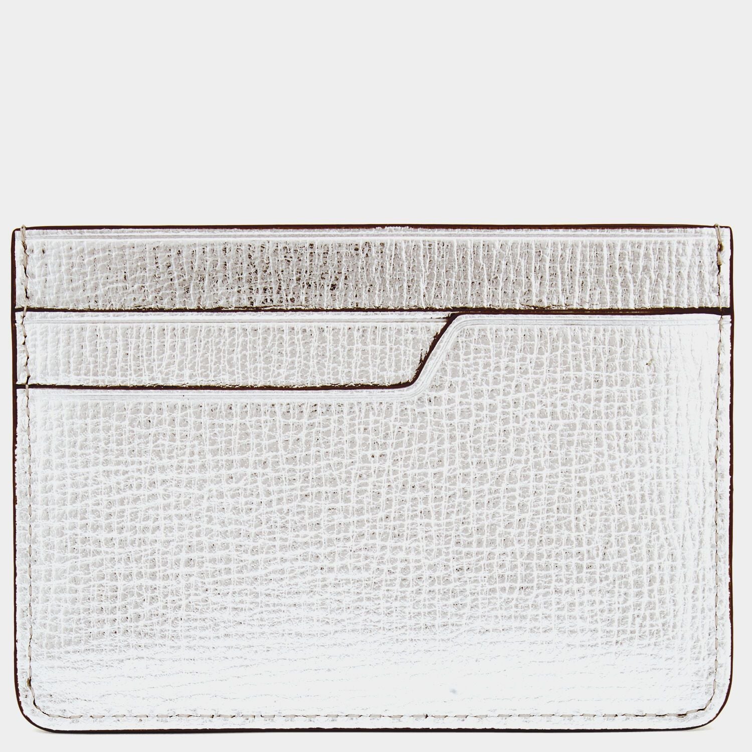 Eyes Card Case -

                  
                    Capra Leather in Silver Metallic -
                  

                  Anya Hindmarch US
