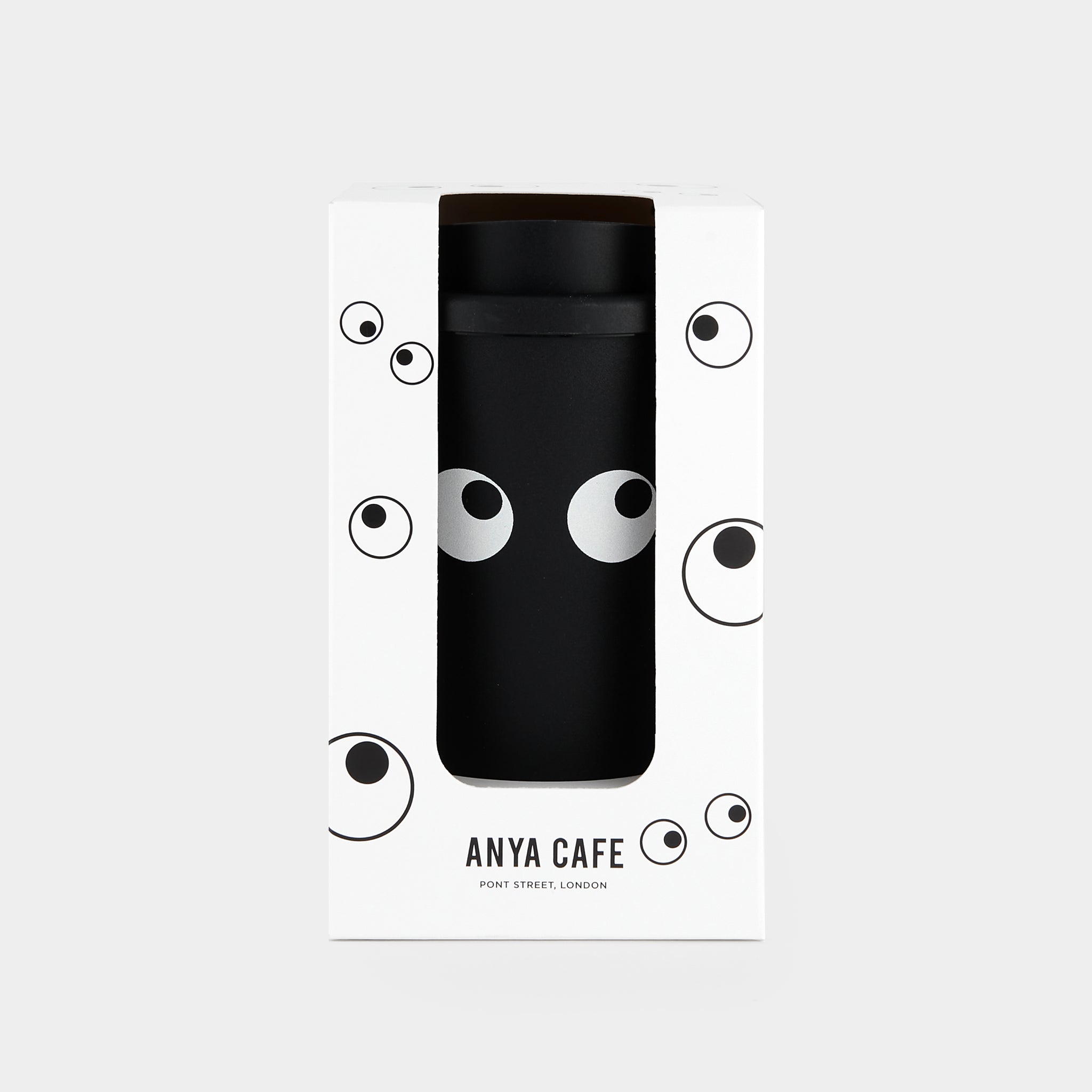 Eyes Coffee Cup -

                  
                    Recycled Plastic in Black -
                  

                  Anya Hindmarch US

