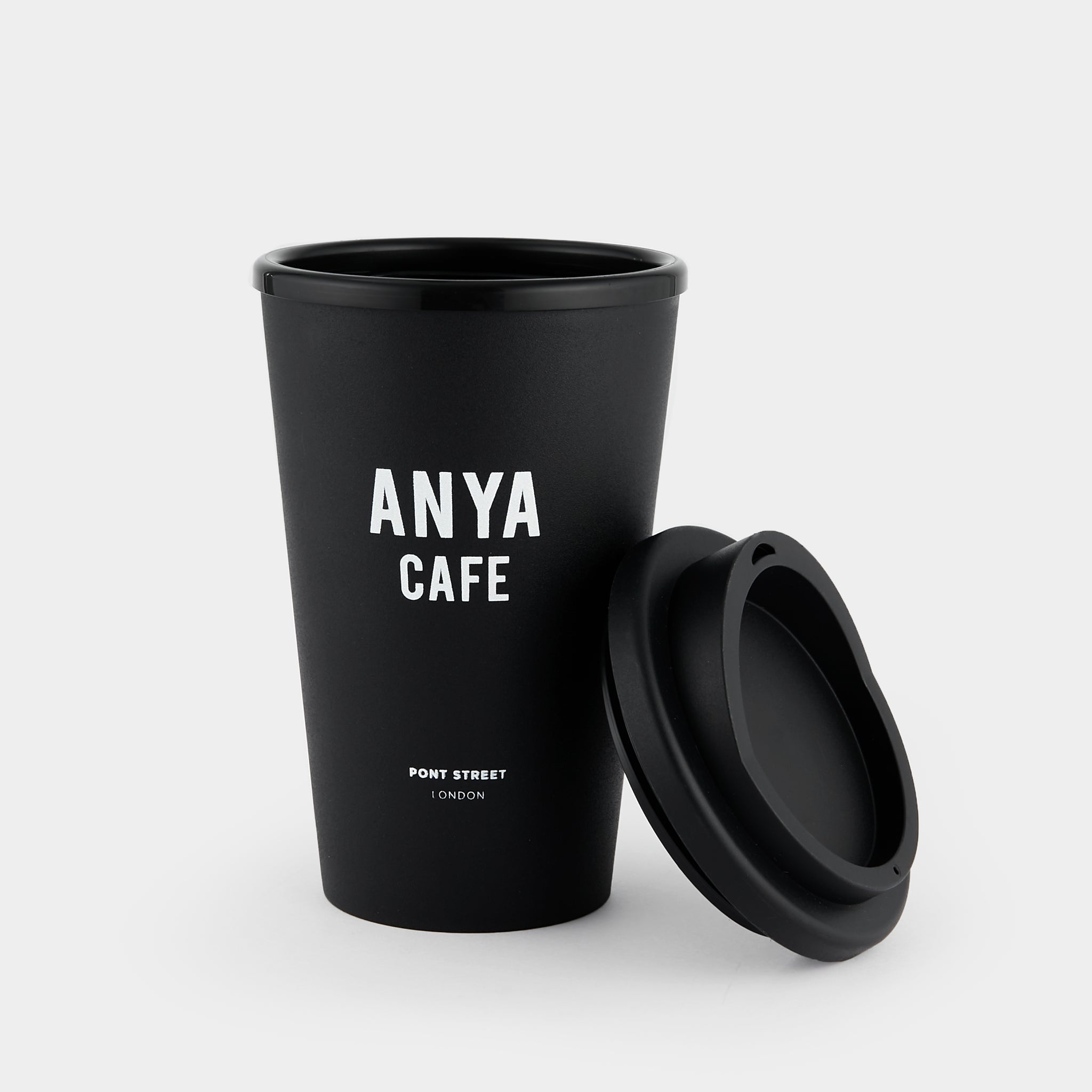 Eyes Coffee Cup -

                  
                    Recycled Plastic in Black -
                  

                  Anya Hindmarch US

