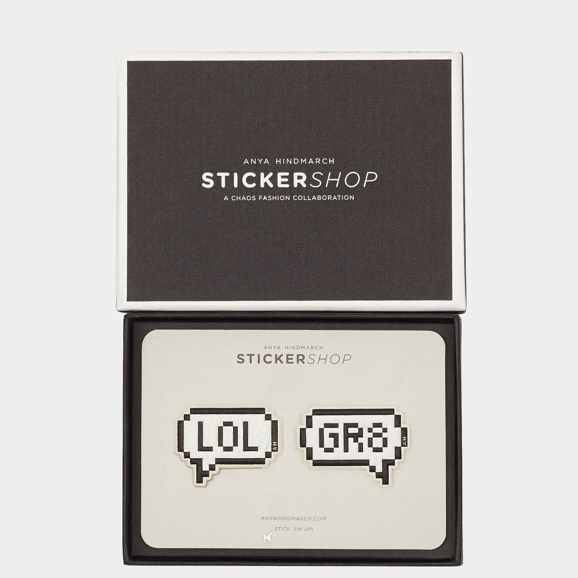 LOL GR8 Sticker -

                  
                    Capra in Optic White -
                  

                  Anya Hindmarch US
