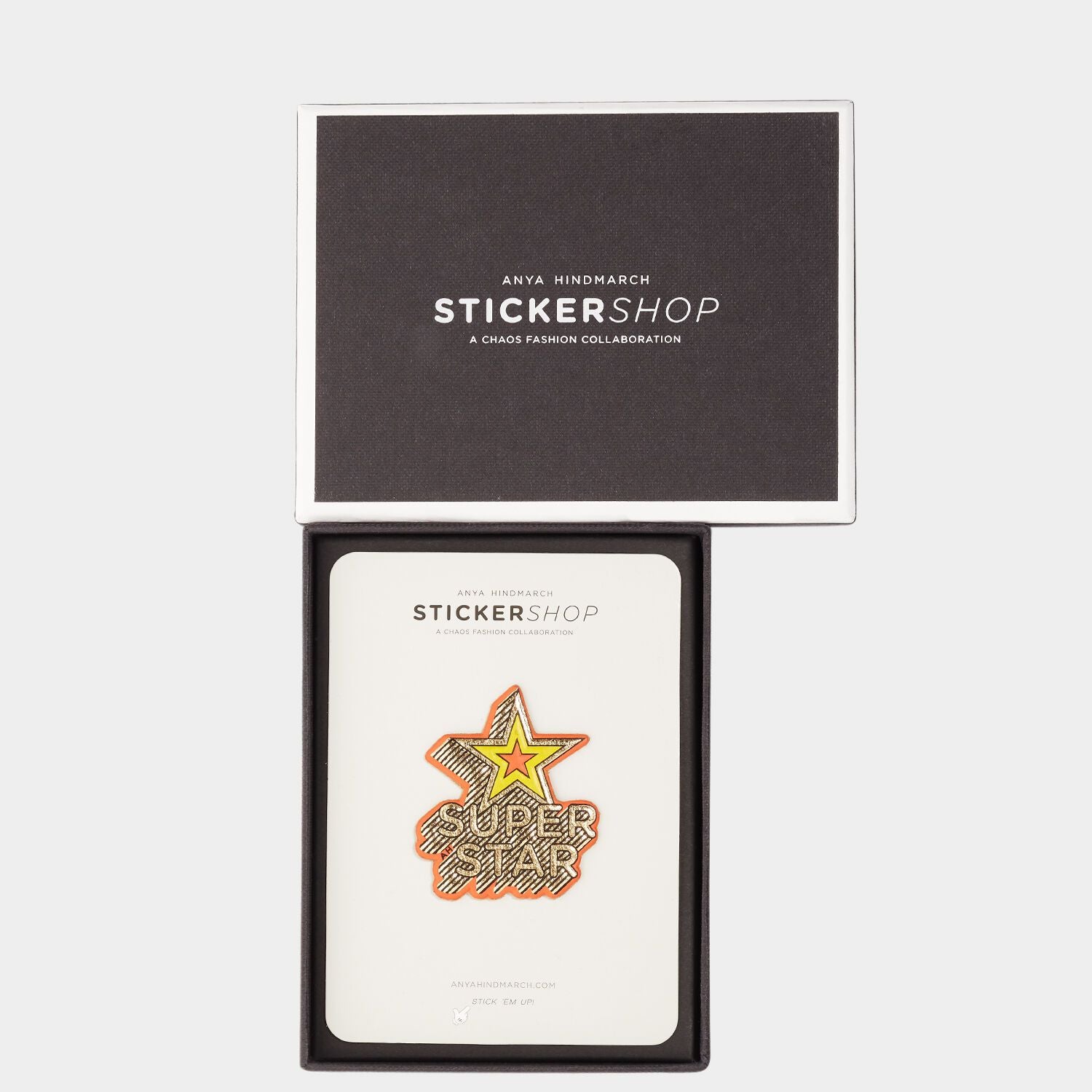 Superstar Sticker -

                  
                    Metallic Capra in Pale Gold -
                  

                  Anya Hindmarch US
