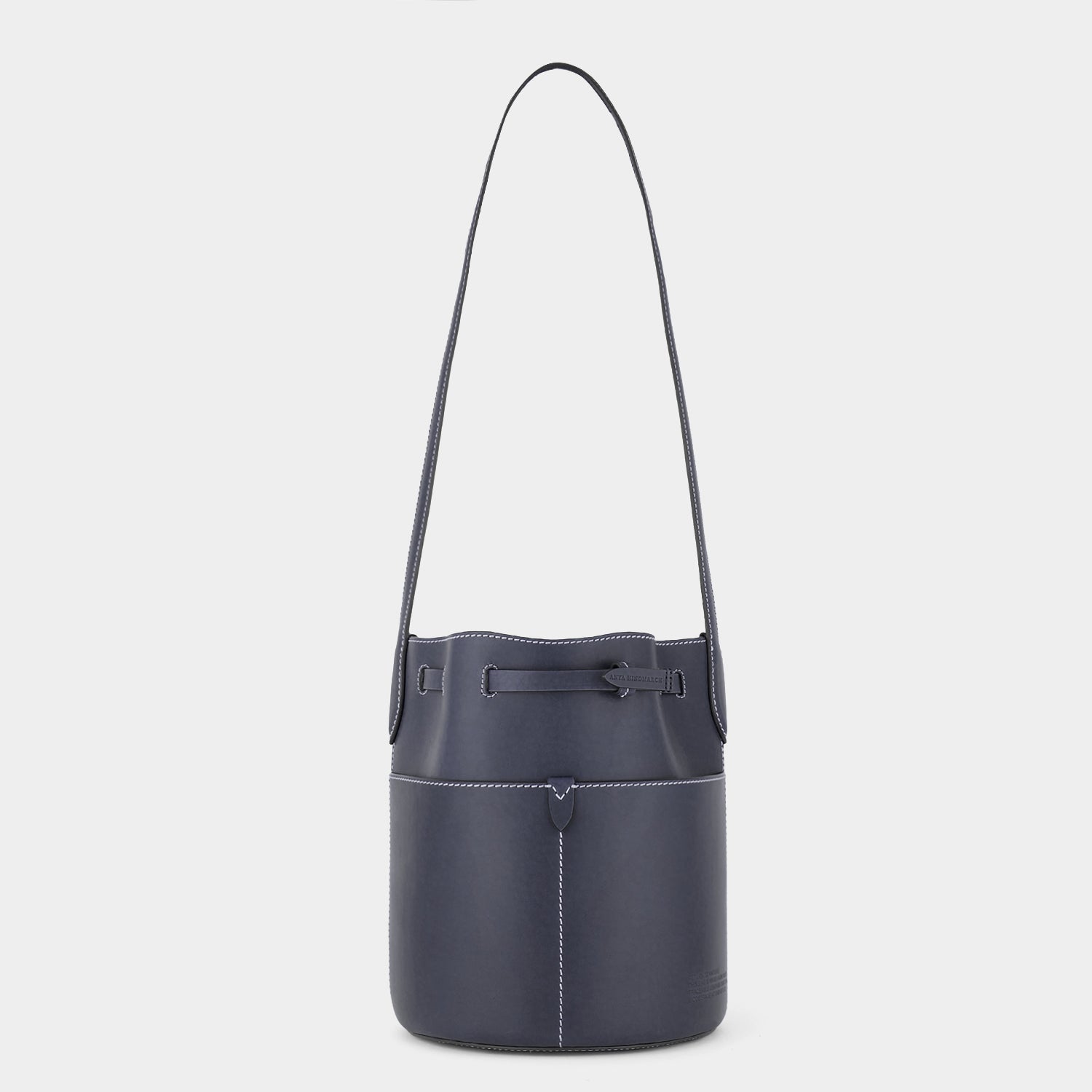 Return to Nature Small Bucket Bag -

                  
                    Compostable Leather in Marine -
                  

                  Anya Hindmarch US
