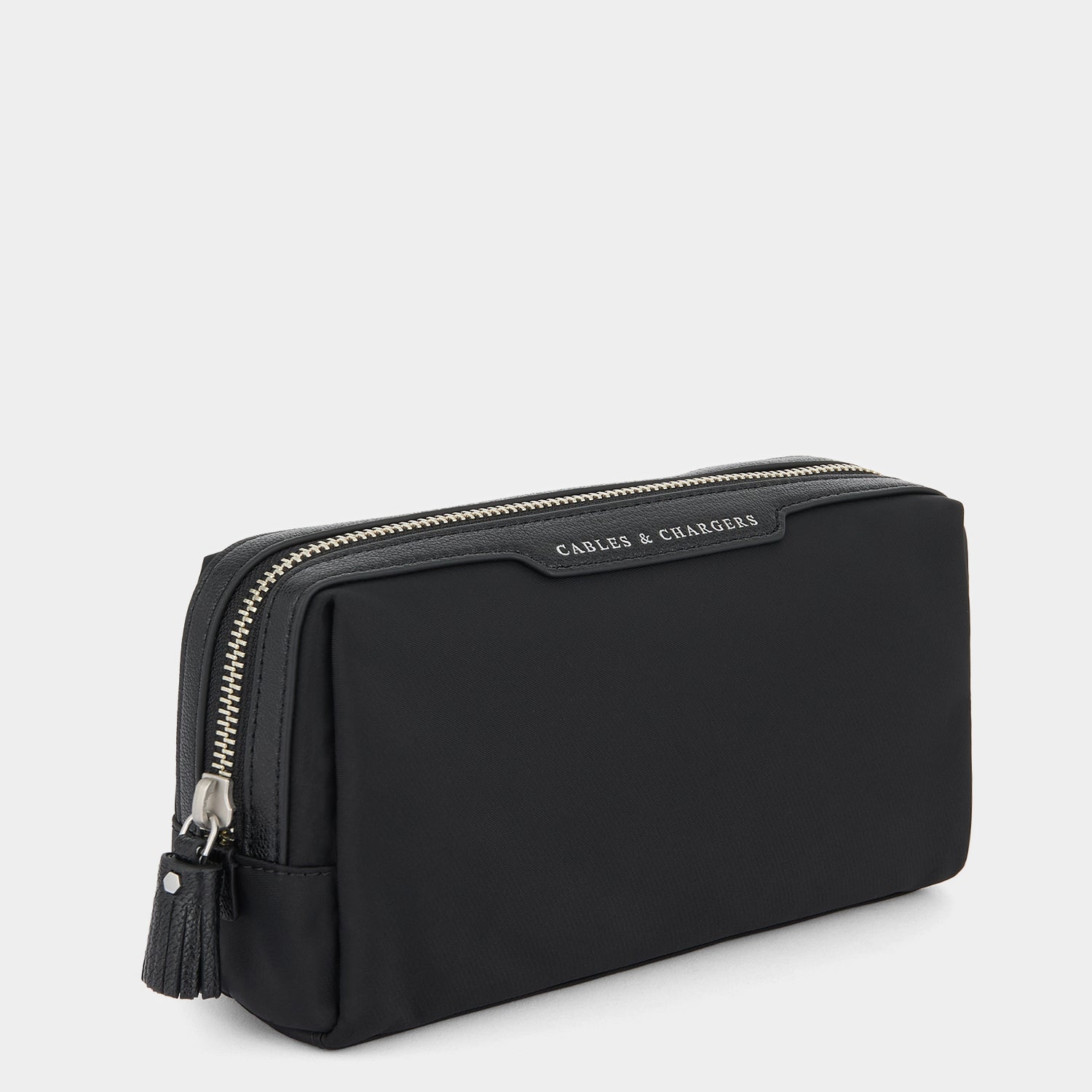 Cables & Chargers Pouch -

          
            Regenerated ECONYL® in Black -
          

          Anya Hindmarch US
