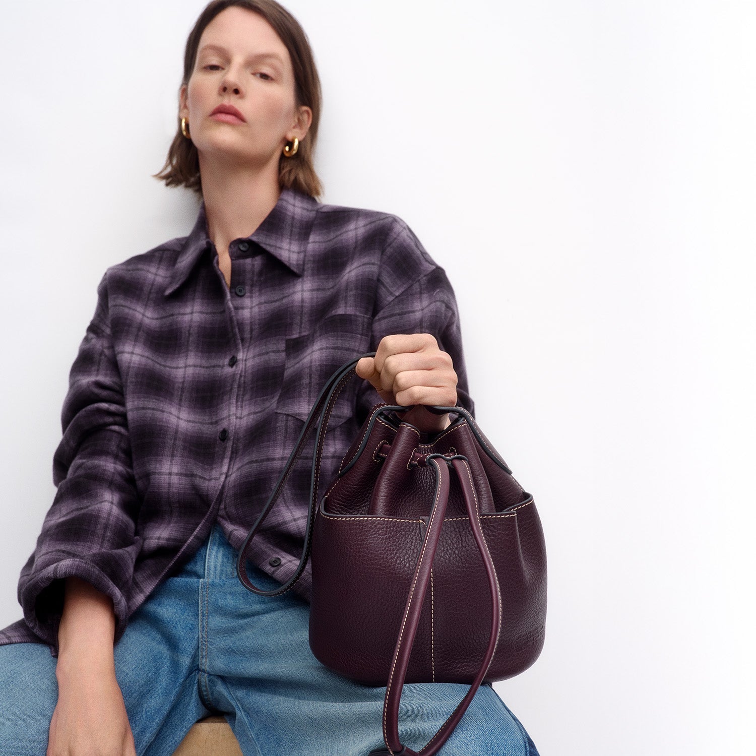 Return to Nature Small Bucket Bag